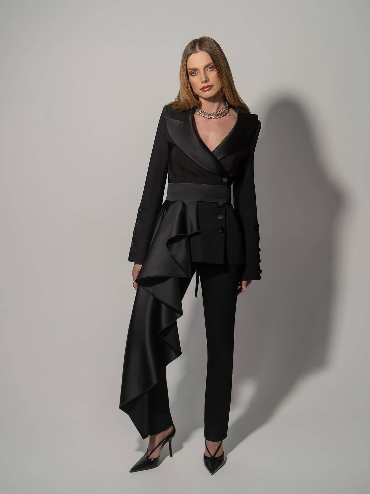 Chic Impressions Three-Piece Power Suit - Black | Tia Dorraine