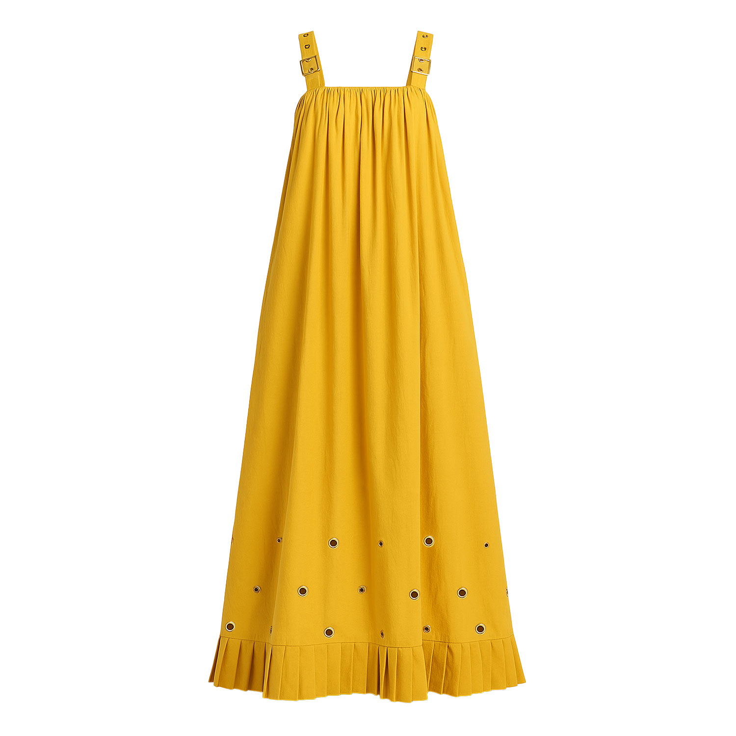 Maui X Lolita Yellow / Orange Paola Mustard Maxi Boho Dress