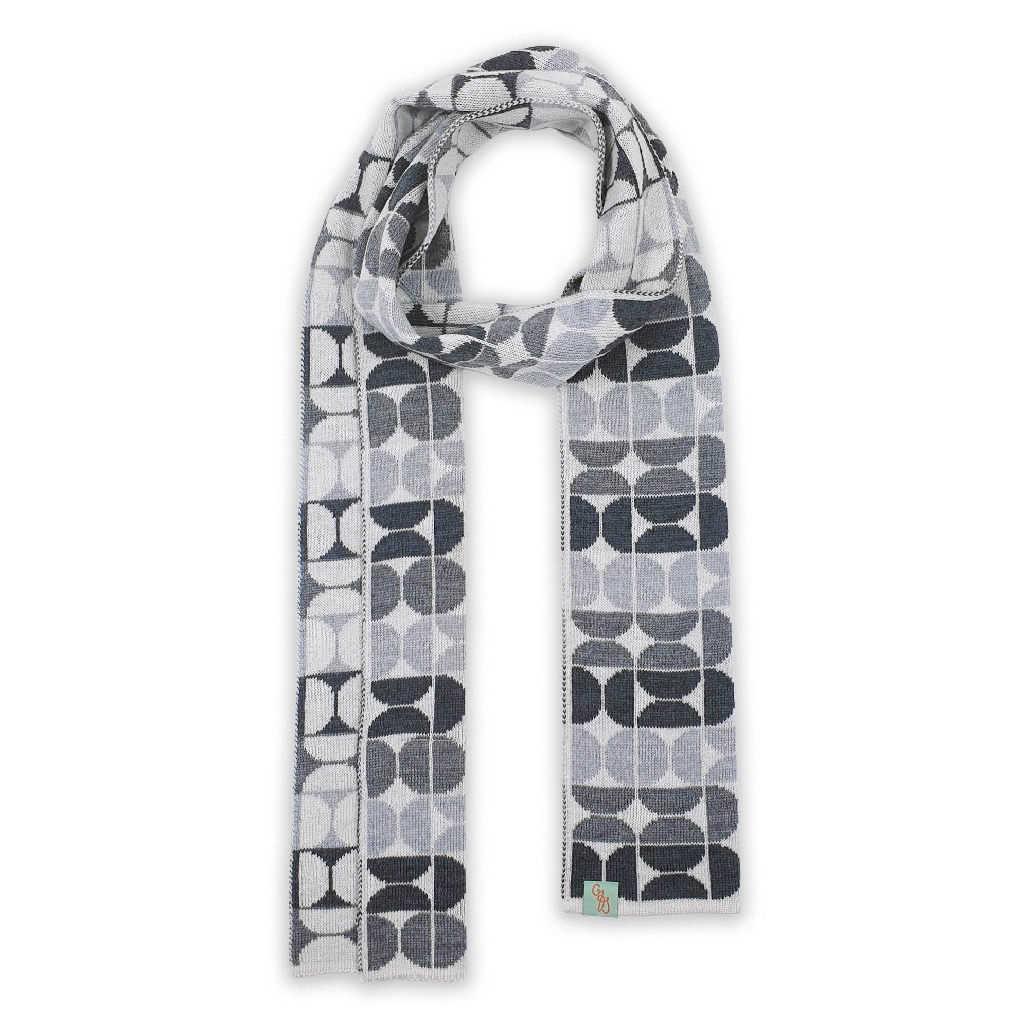 Otto & Spike Women's Scarves - Halstuch - Merino - Grey