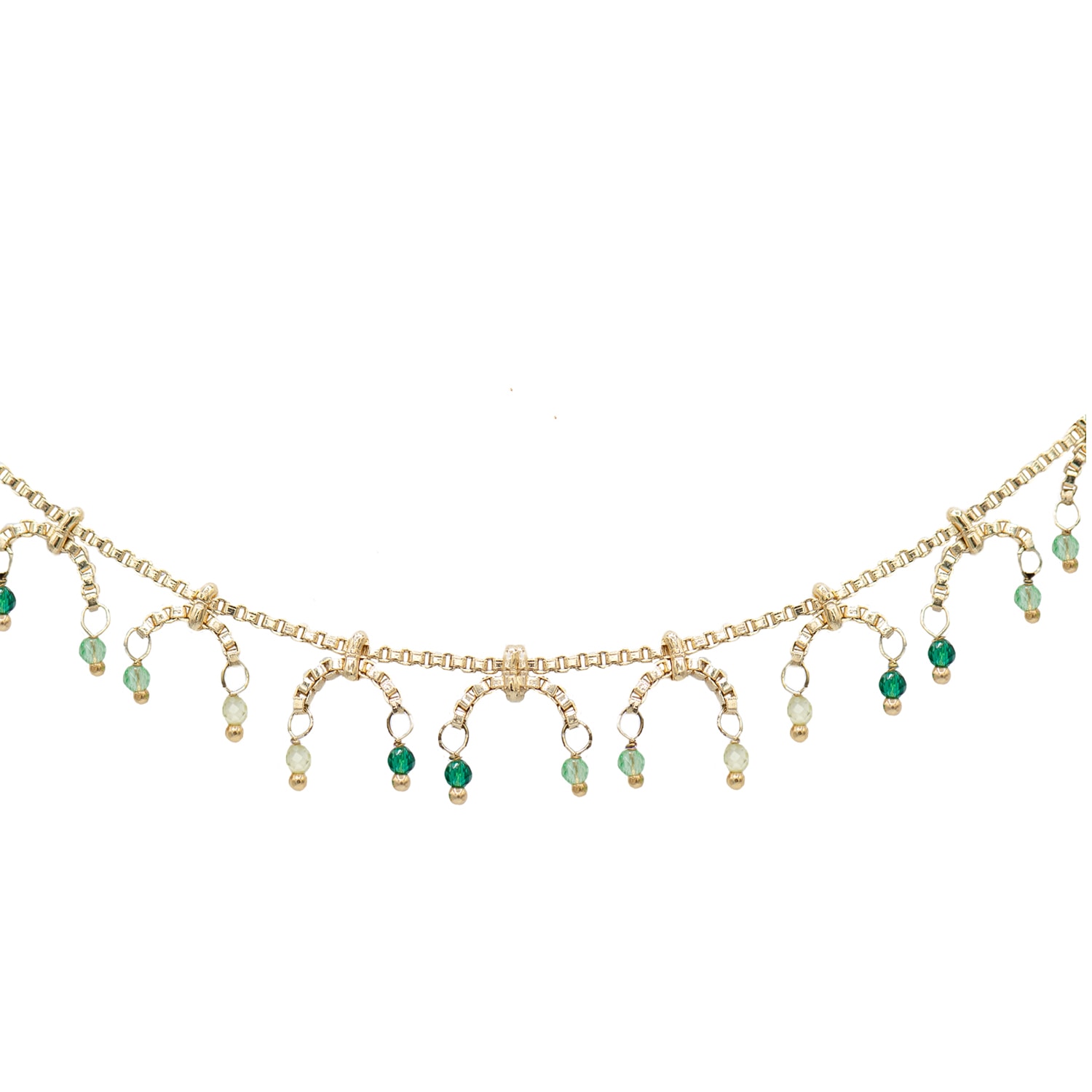 Women’s Mara Beaded Neckalce In Green Marcia Moran