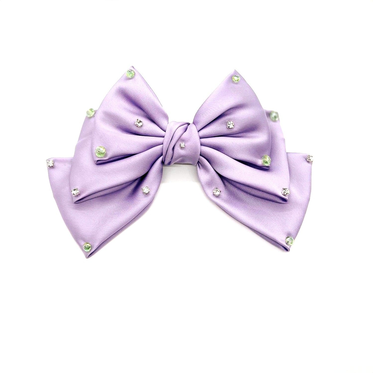 Women’s Pink / Purple Periwinkle Handmade Barrette Adiba