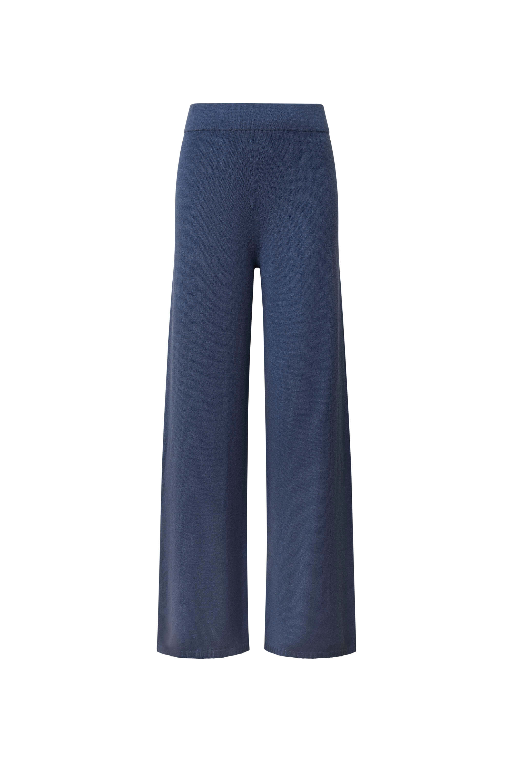 JAMES LAKELAND WOMEN'S BLUE DENIM KNITTED TROUSERS