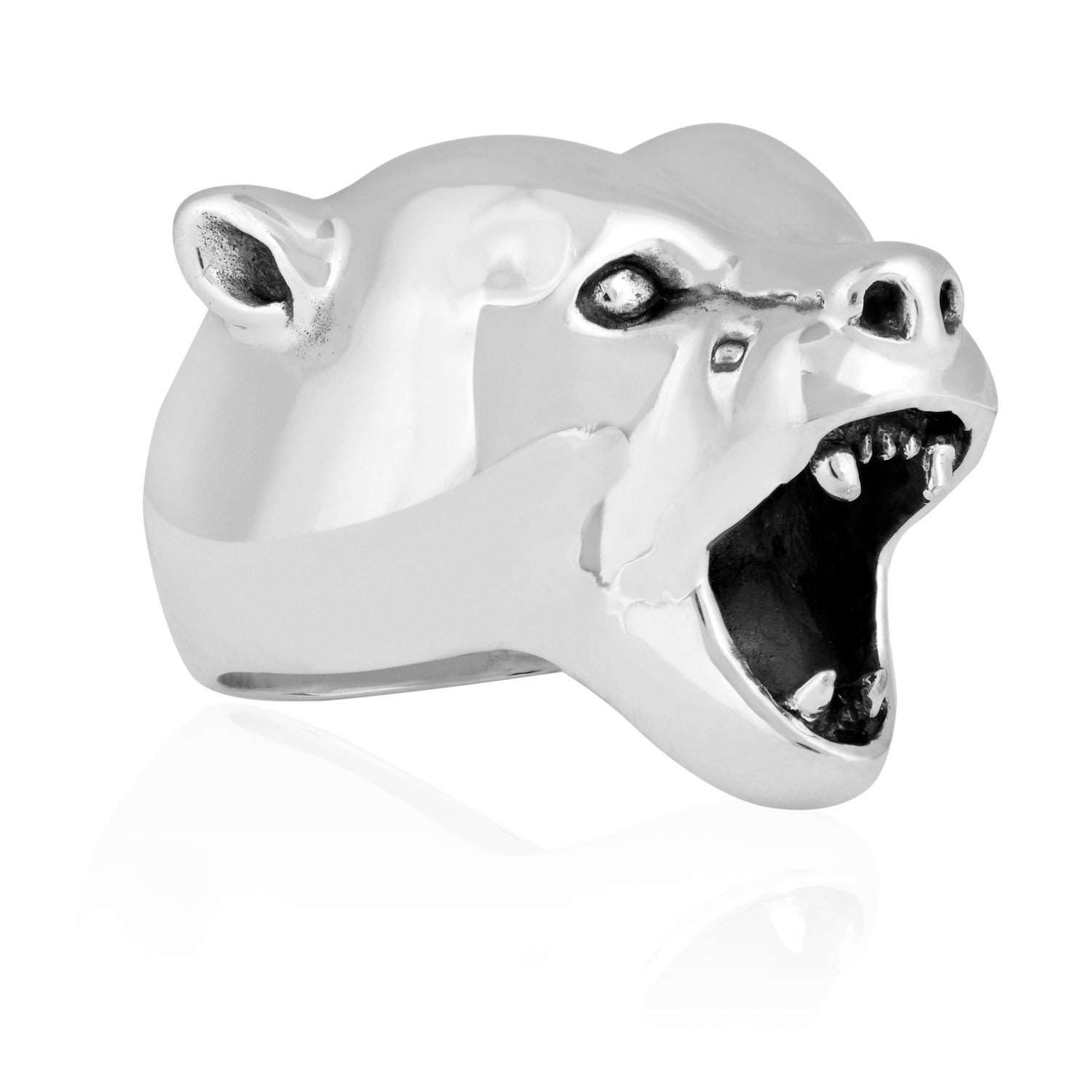 Men’s Bear Ring Silver Strange Fruit