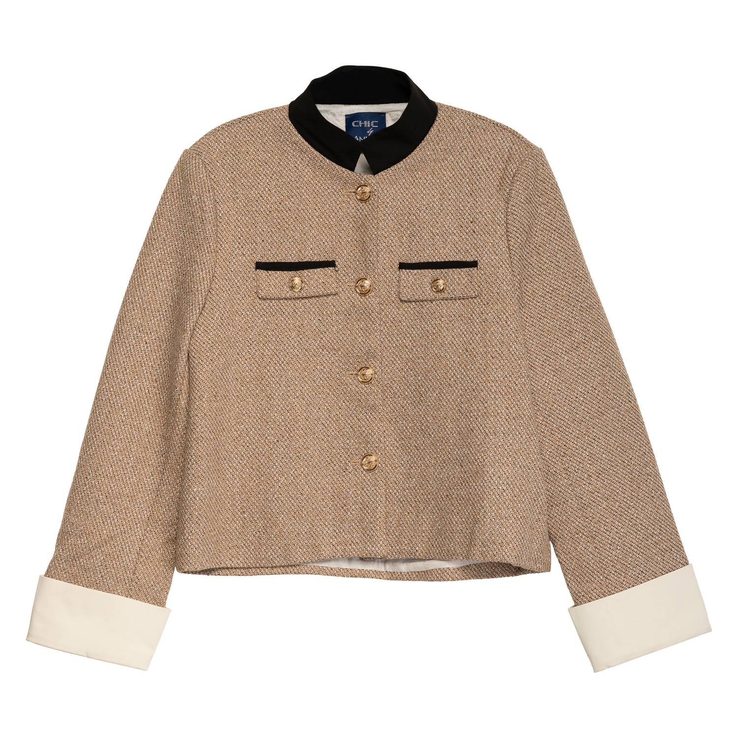 Women's Brown Jacket With Front Pocket Detail | Large | Tantra Spain Sl