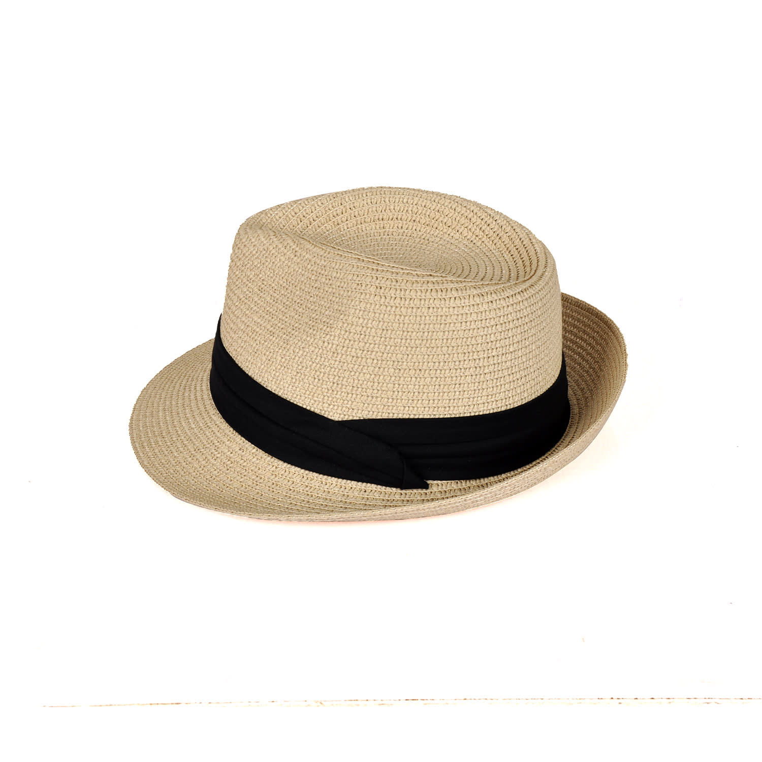 Men's Neutrals Hugo Trilby Straw Hat - Off White | David Wej