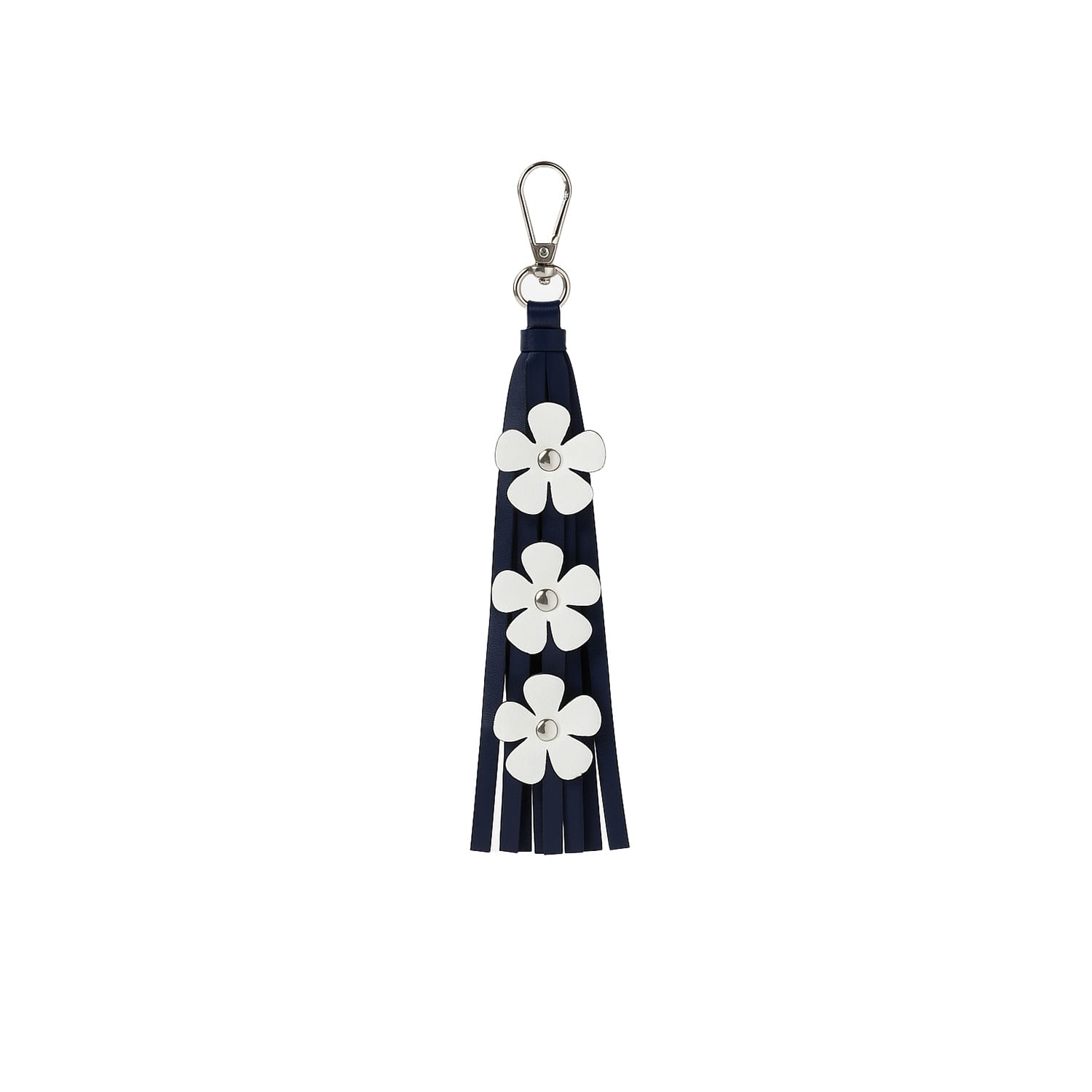 F3rog By Rana Women's Blue / White Blue & White Triple Flower Keychain In Multi
