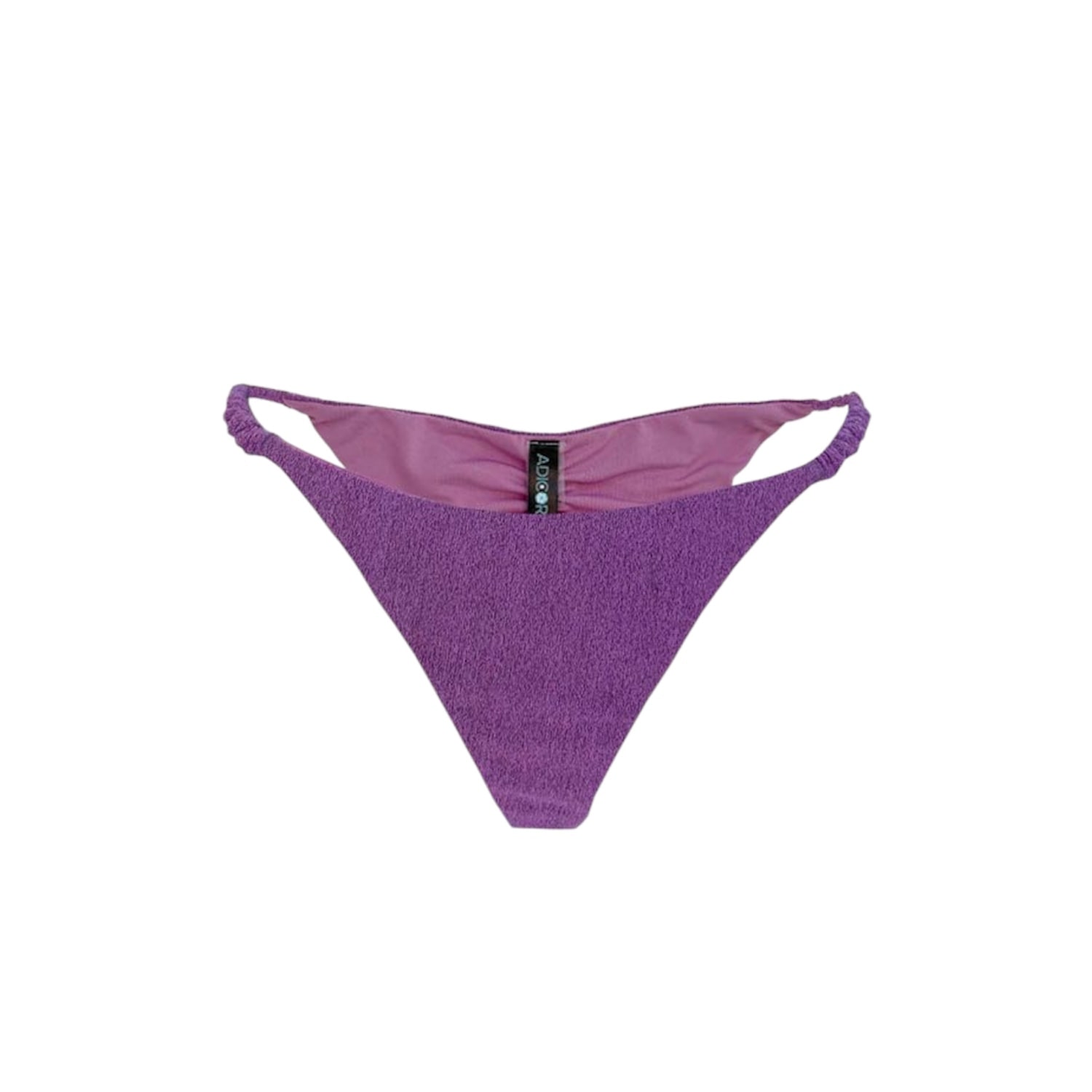 Adicora Pink / Purple Layla Women's Bikini Bottom In Pink/purple