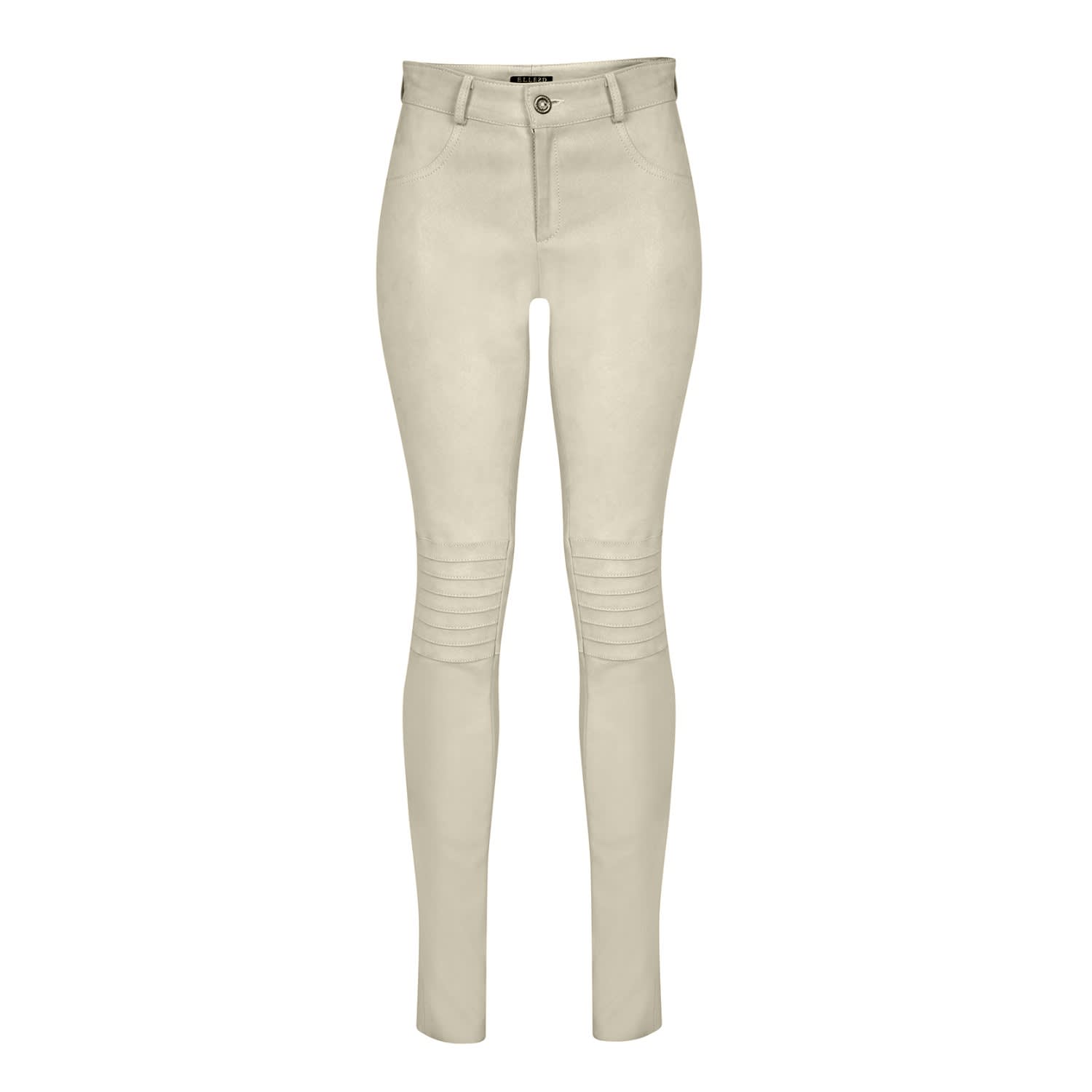 off white stretch pants