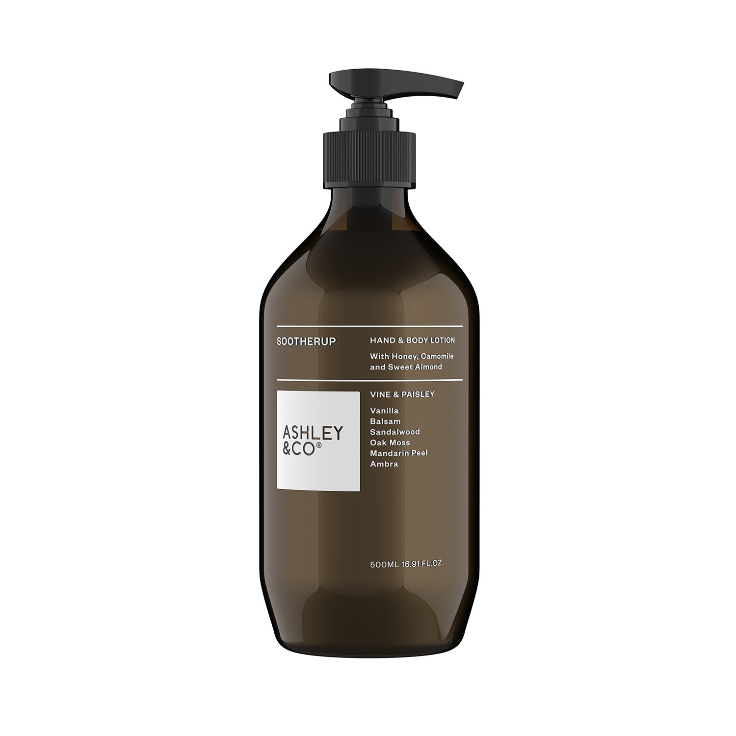 Ashley & Co Sootherup Hand & Body Lotion Vine & Paisley In Multi