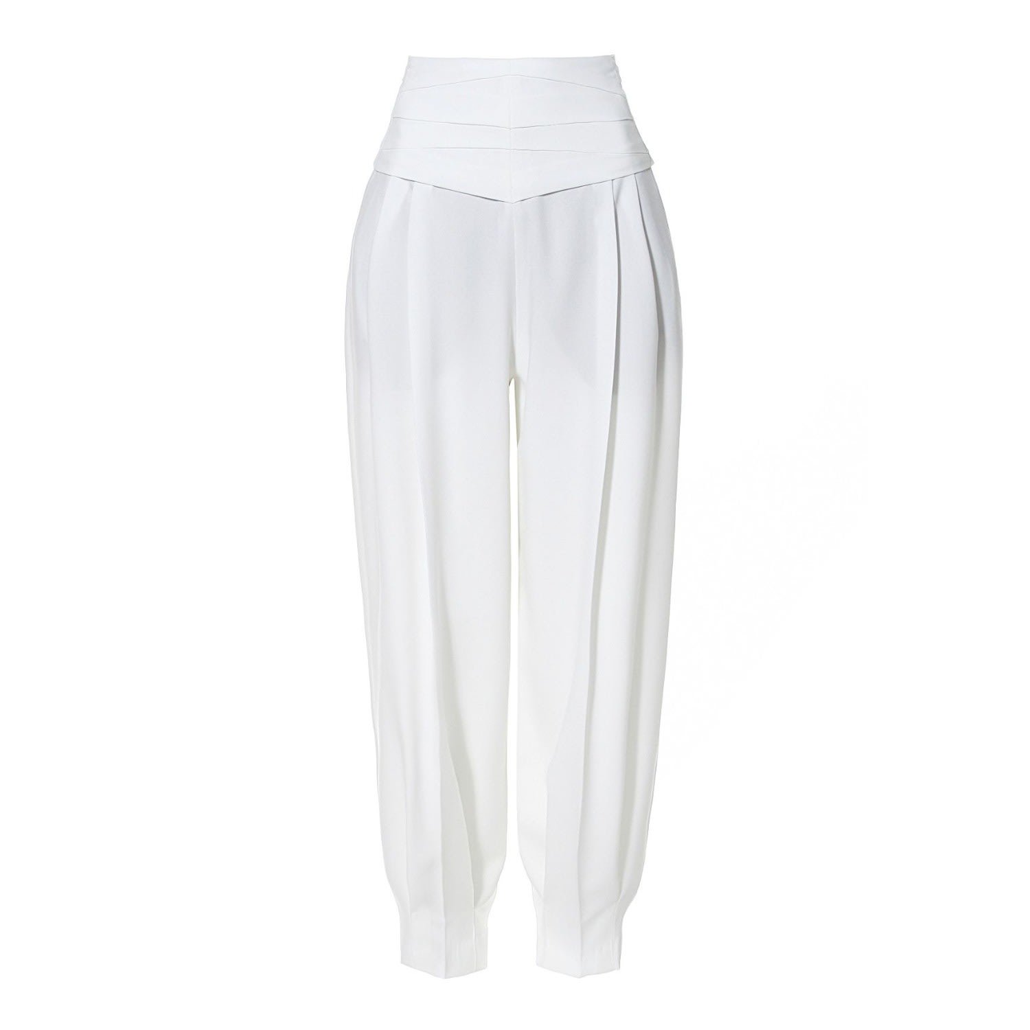 Aggi By Halewski Trousers Bianca Vanilla Ice In White