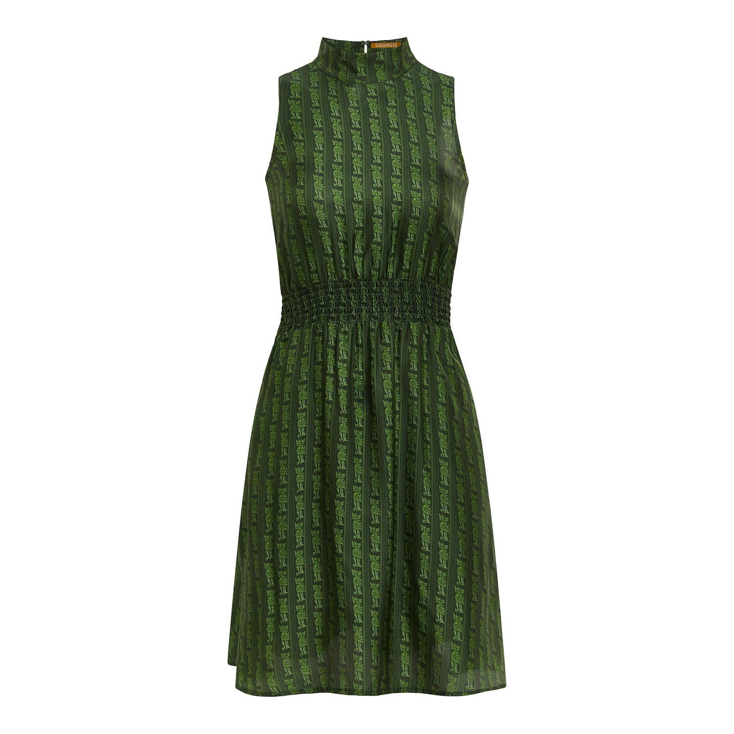 Shumingyu Women's Green Phoenix Dress In Green