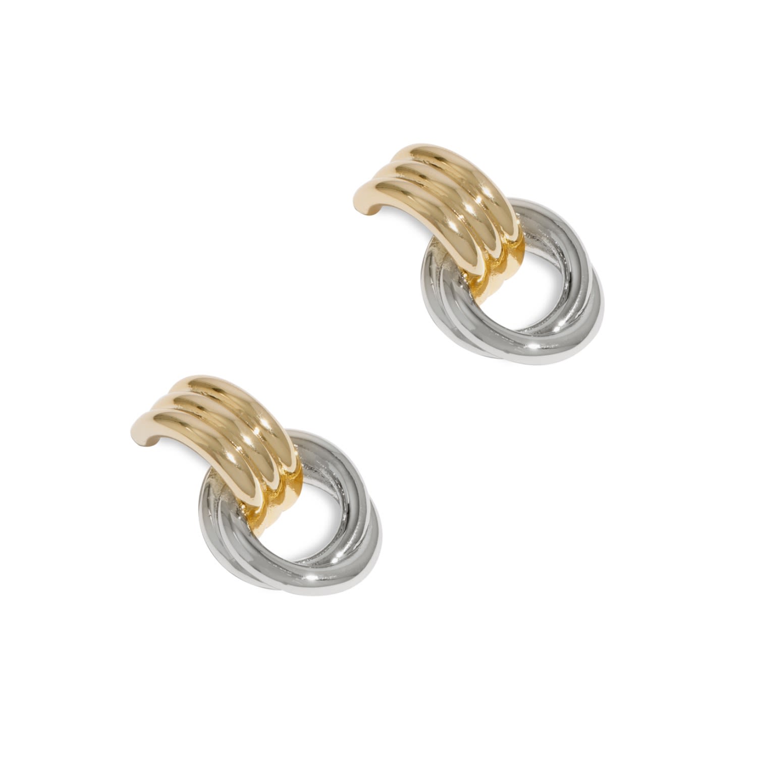 Drae Collection Women's Twist Studs Mix Metal In Multi