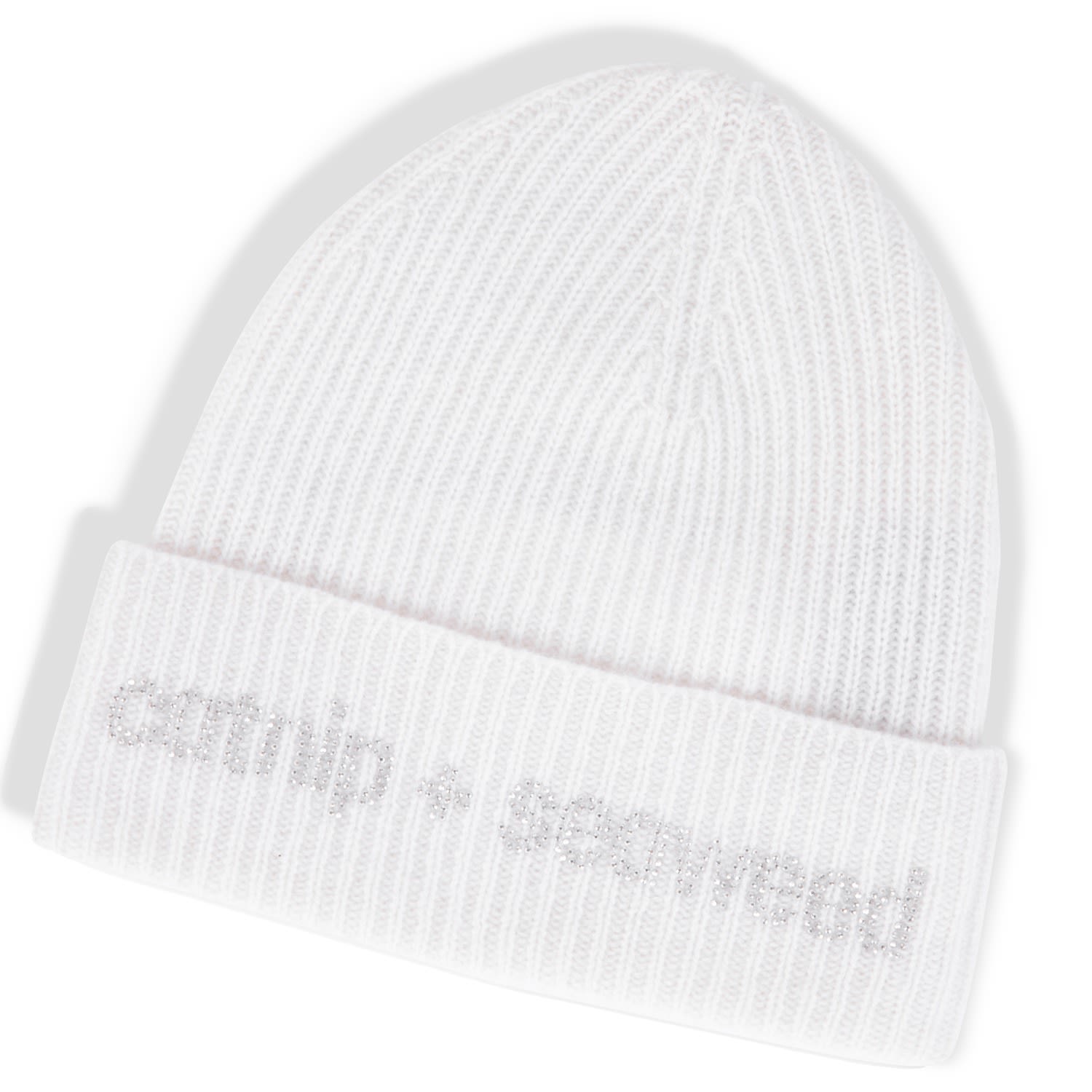 Catnip And Seaweed Women's The Snow White Cashmere Beanie In White