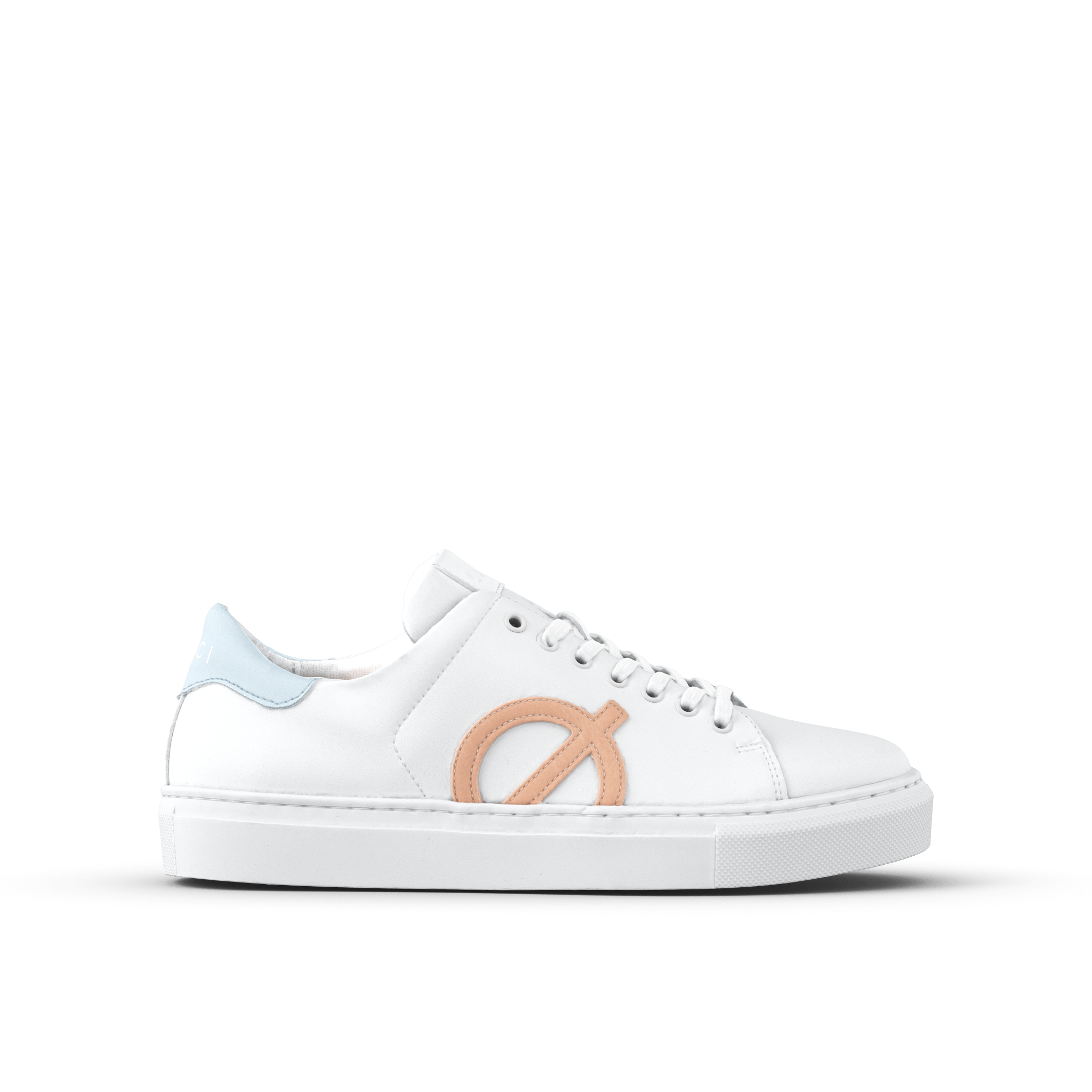 Women's Ørigin - White & Blue Trainer | 9 Uk | Løci