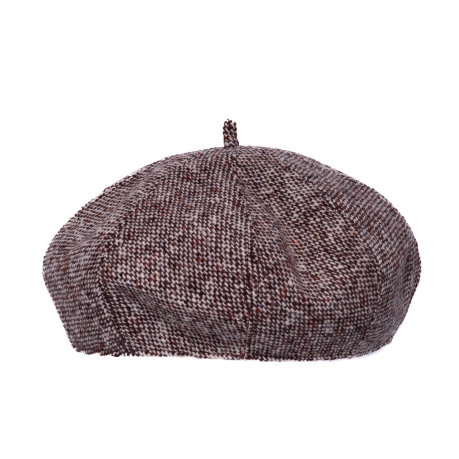 Women’s Beret Montparnasse Brown Tweed 60Cm Anthony Peto