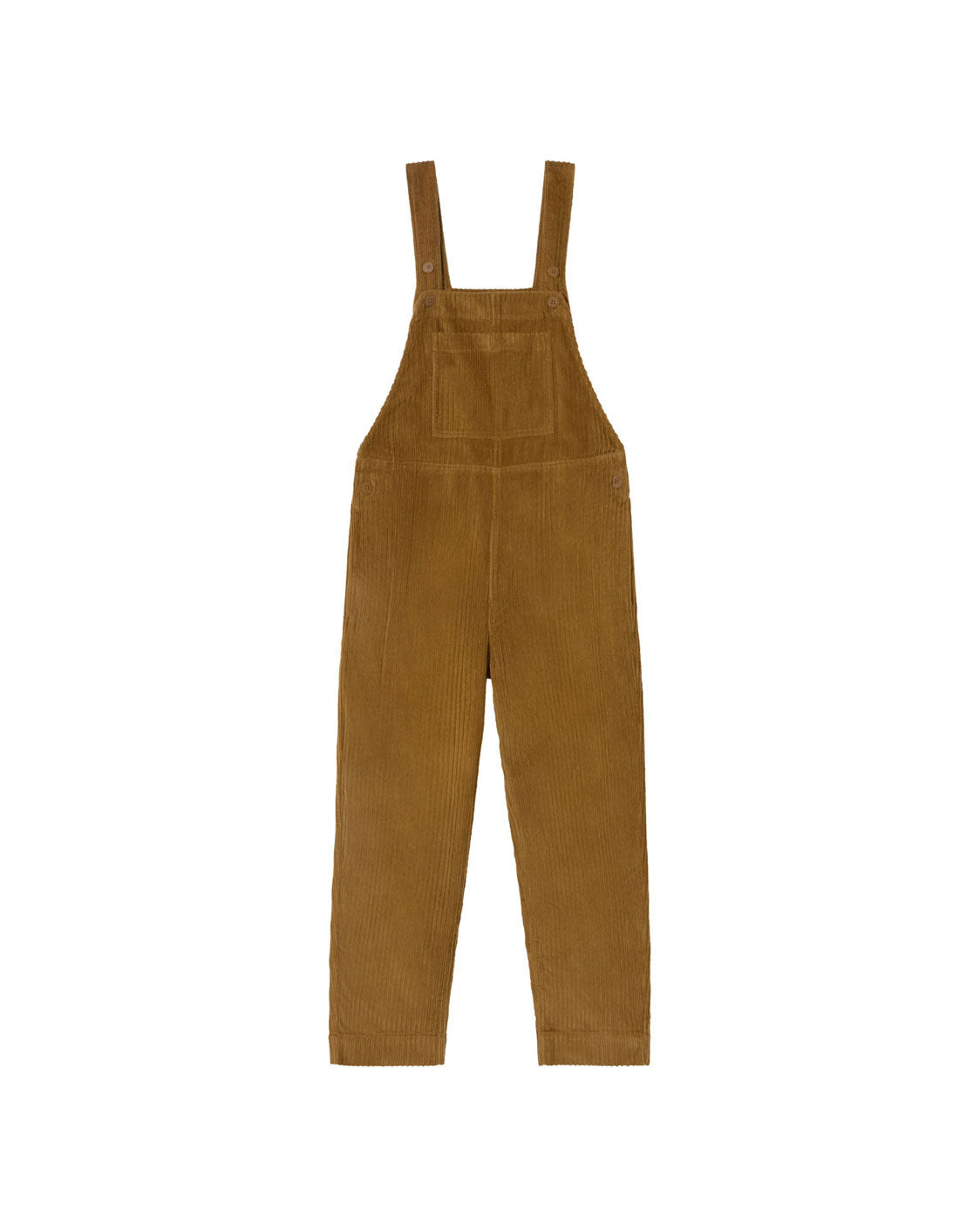 Thinking Mu Women's Brown Relaxed Corduroy Luz Jumpsuit In Brown