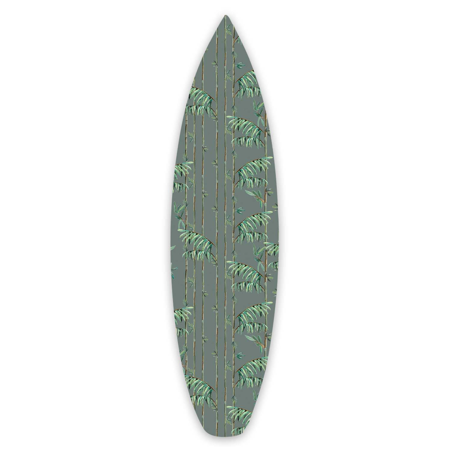 Green Surfboard Wall Decor Bamboo Catchii