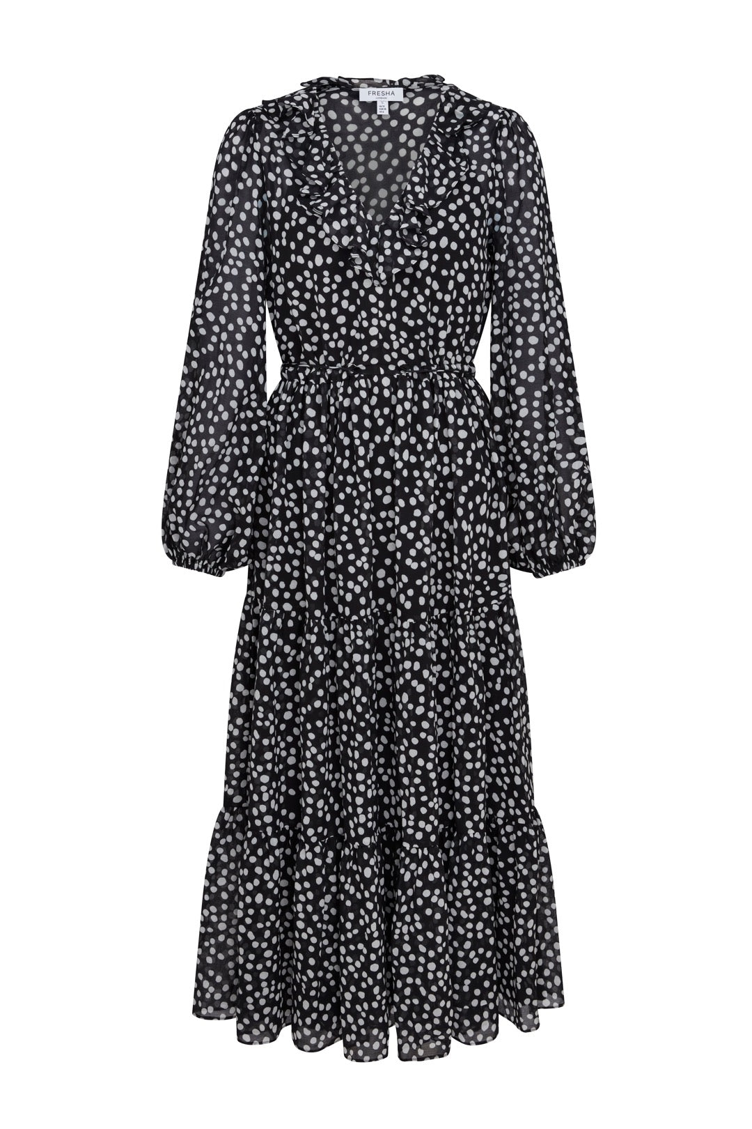 Women’s Ivy Dress Polka Dot Extra Large Fresha London