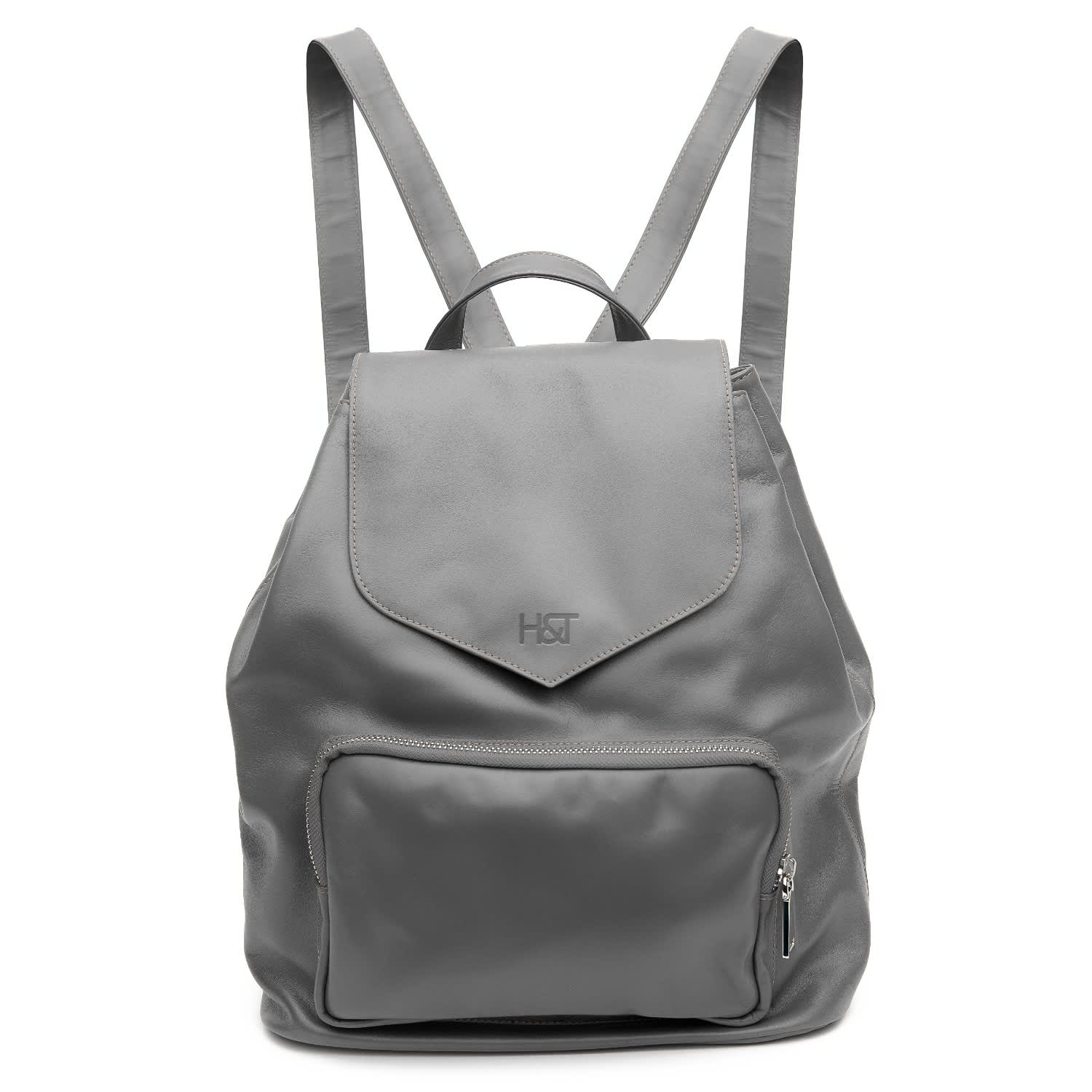 black leather mini backpack