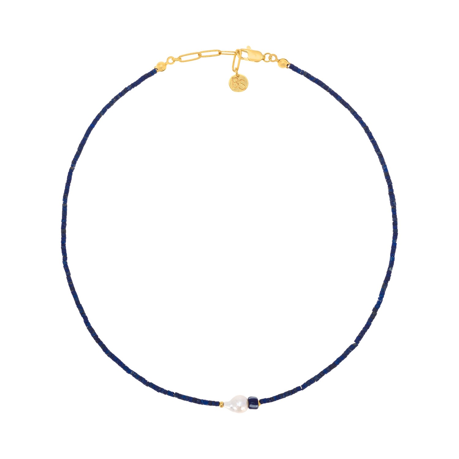 Women’s Gold / Blue / White Beach Ready Lapis Bonjouk Studio