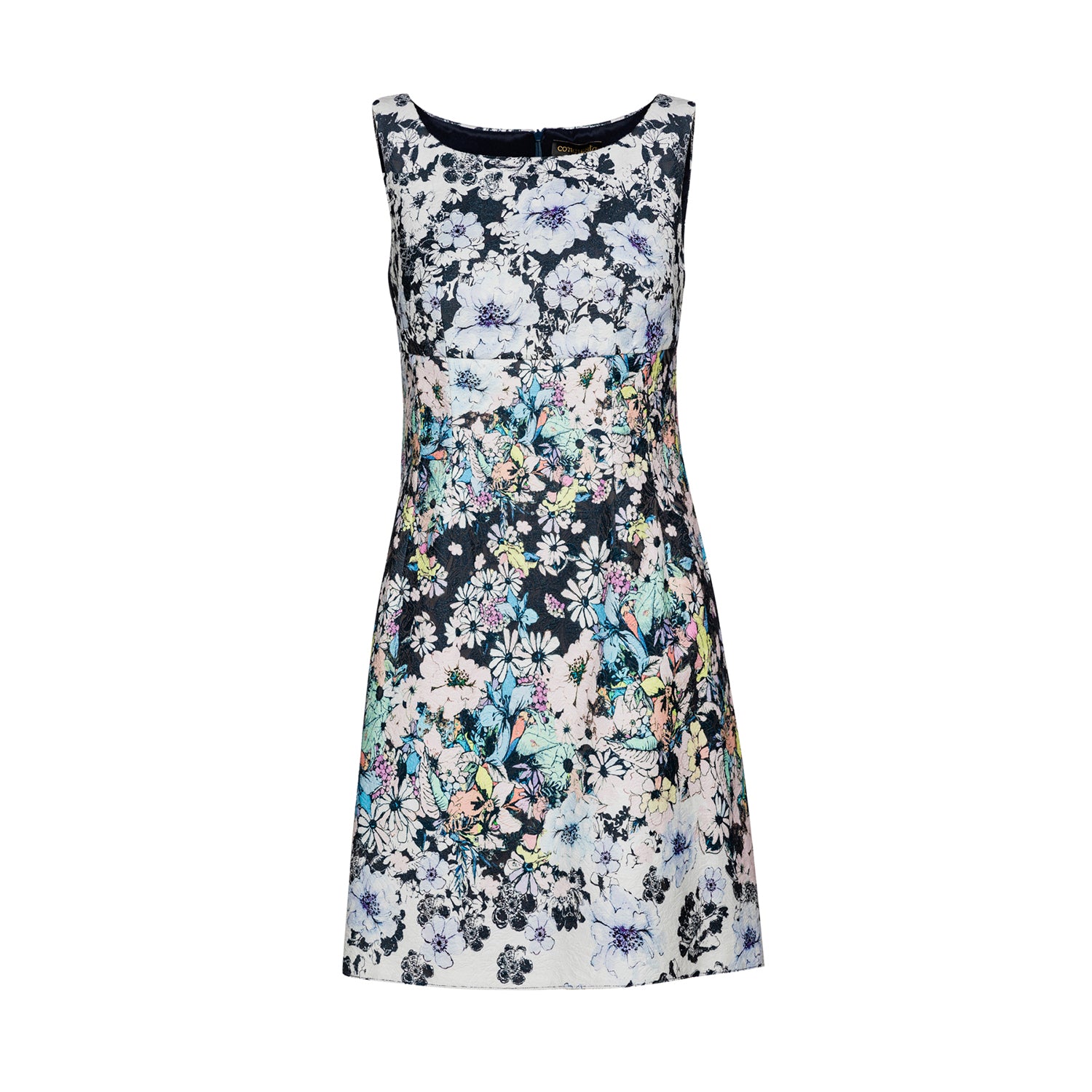 Conquista Women's Floral Empire Line Dress