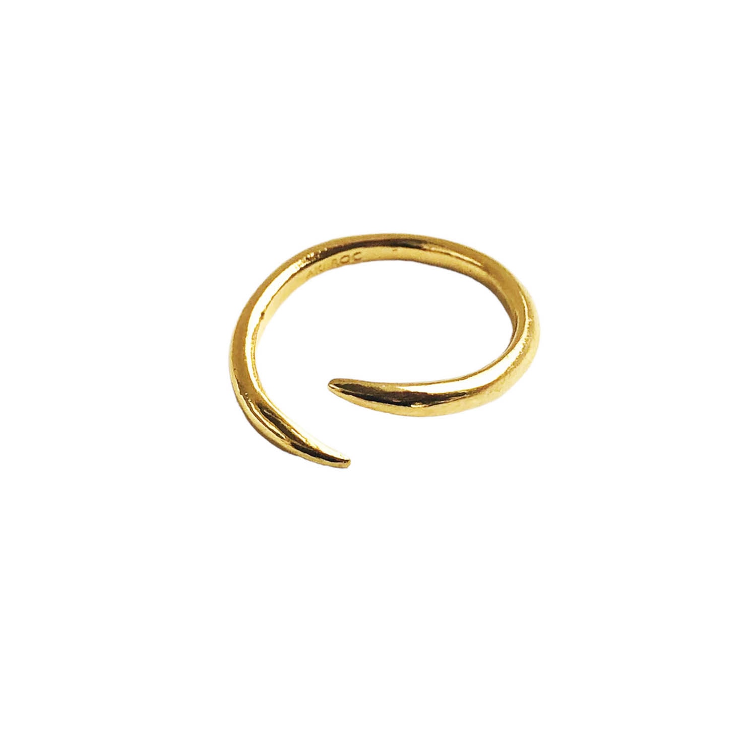 Women’s The Hug Ring- Gold Aki Roc Jewelry