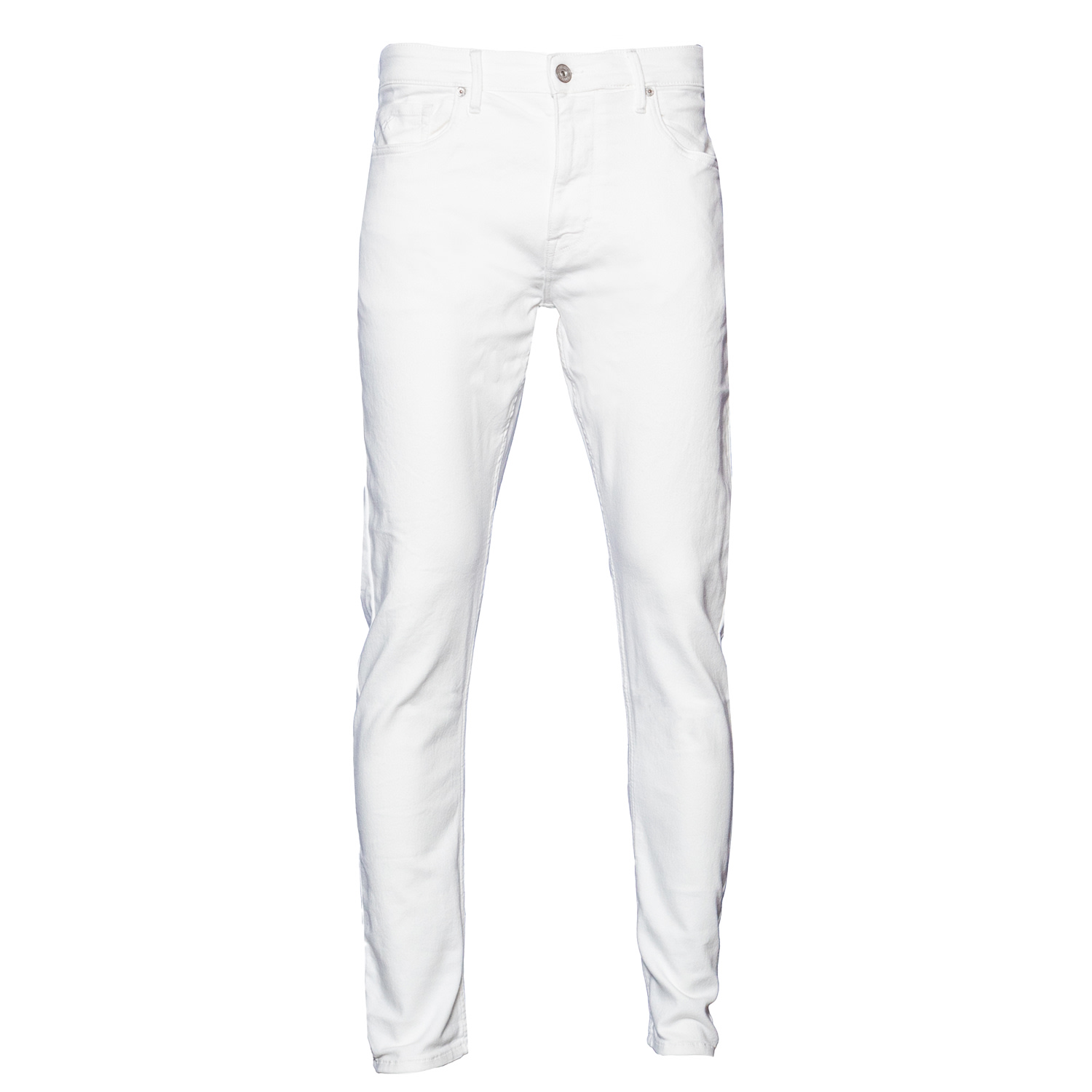 Eight X Men's Soft Stretch Slim Fit Jeans - White In White