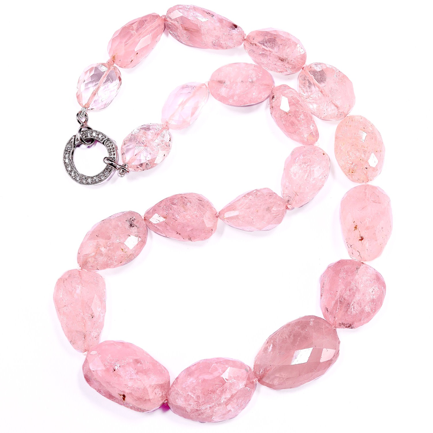 Mineralgems ✩ Studio Women's Pink Natural Morganite Necklace In Pink