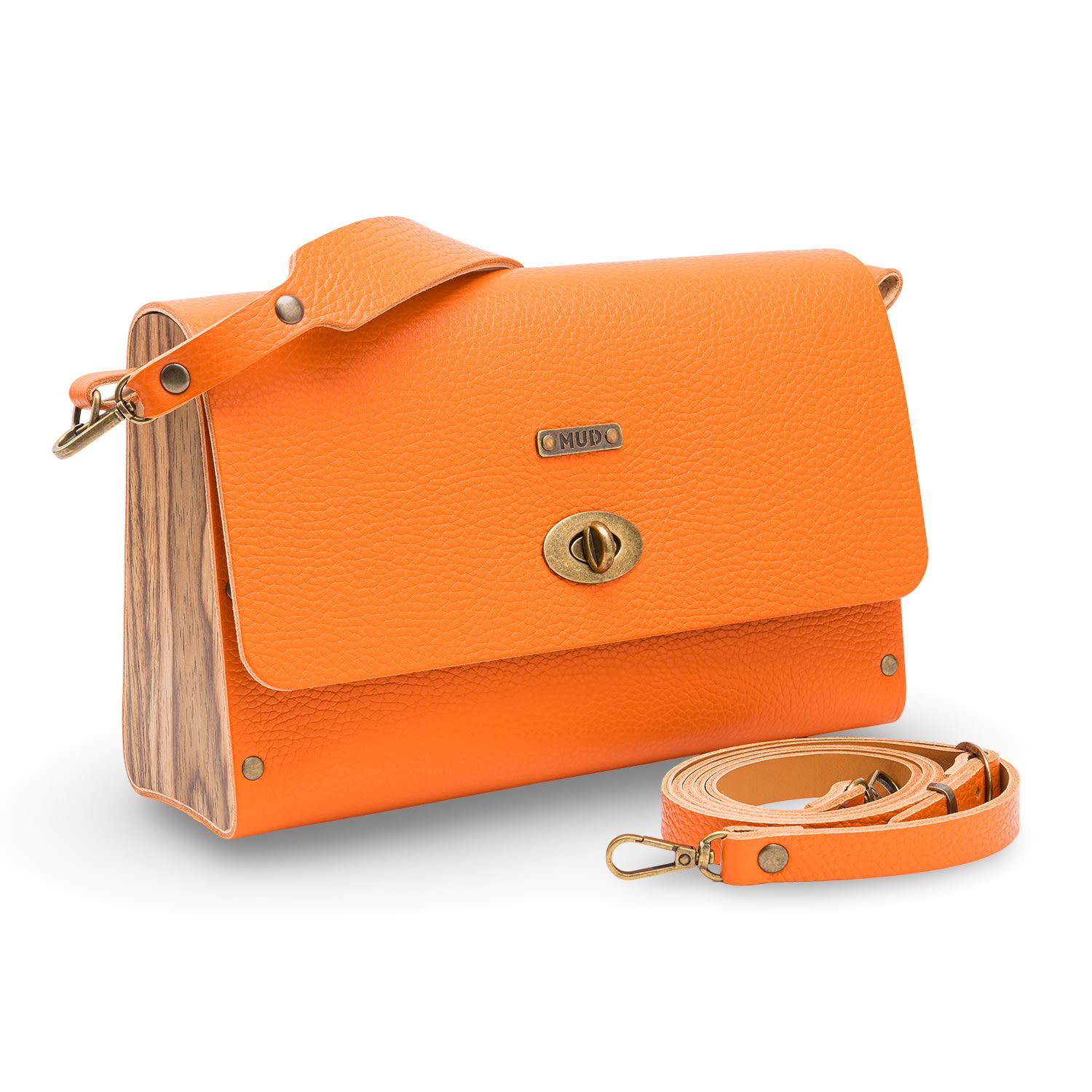 Mud - Manufacture Under Design Women's Leonor Medium Bag - Orange In Orange
