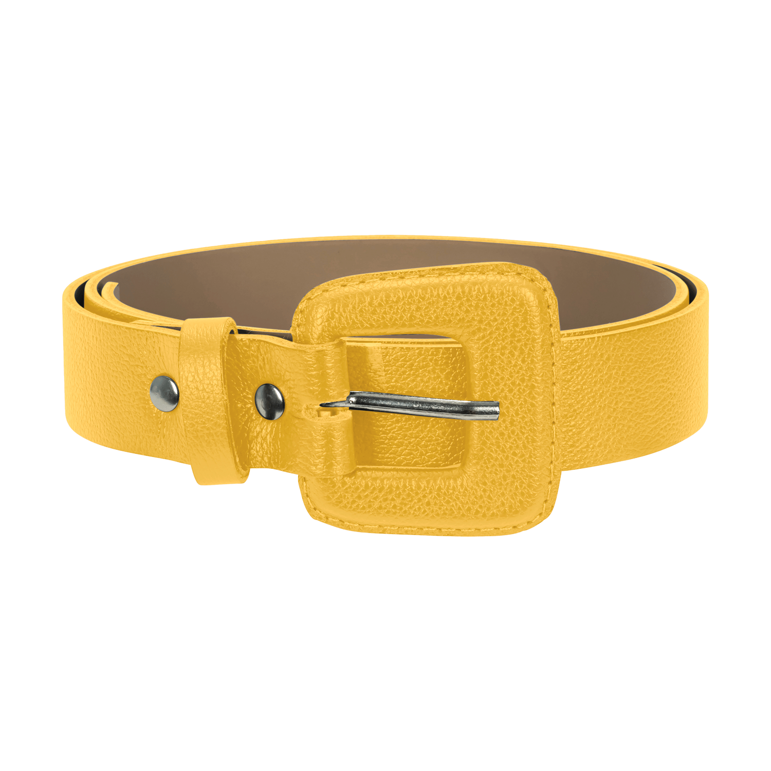 Women’s Yellow / Orange Mini Trapeze Buckle Belt - Yellow Medium Beltbe