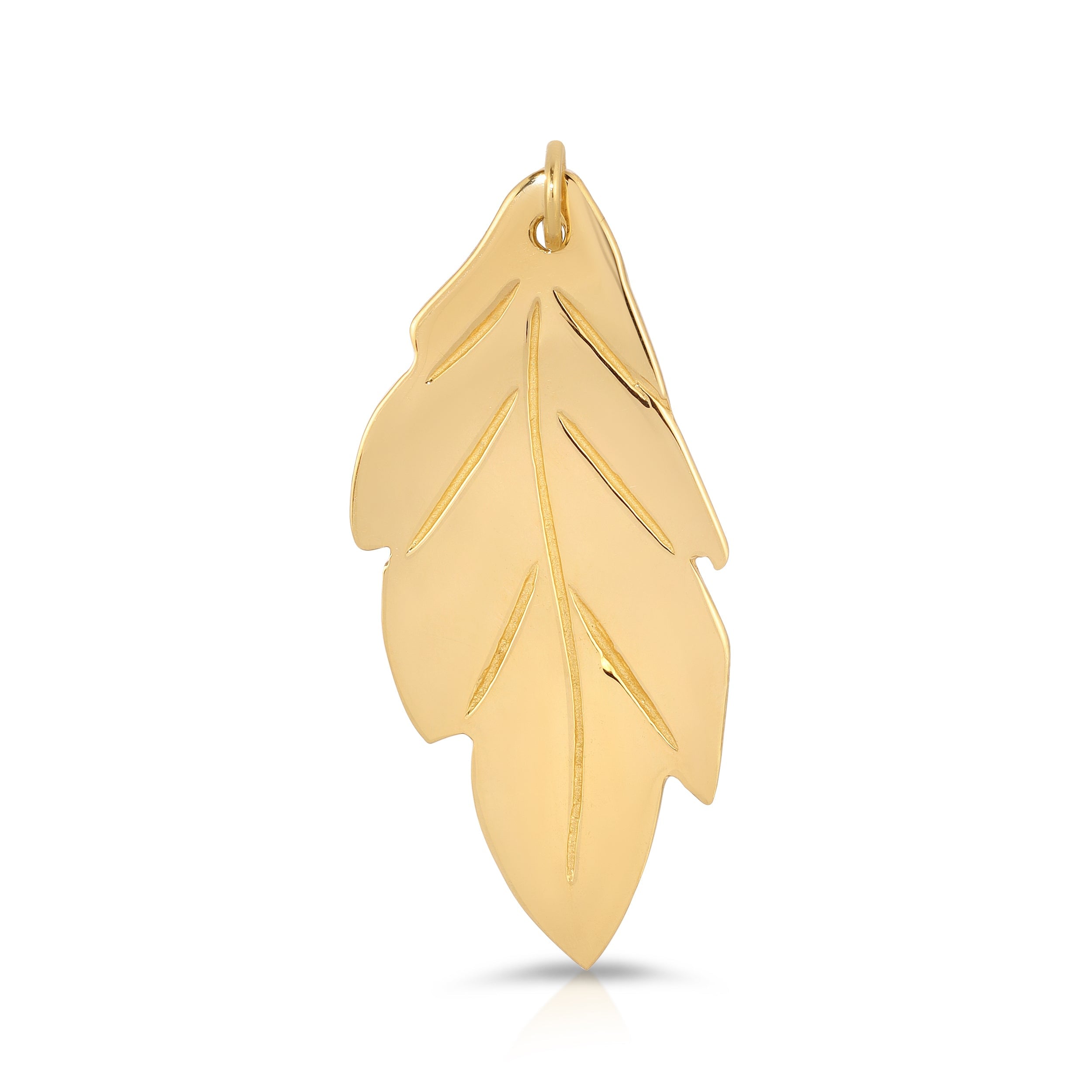 Maya Brenner Women's 14k Gold Leaf In Gold