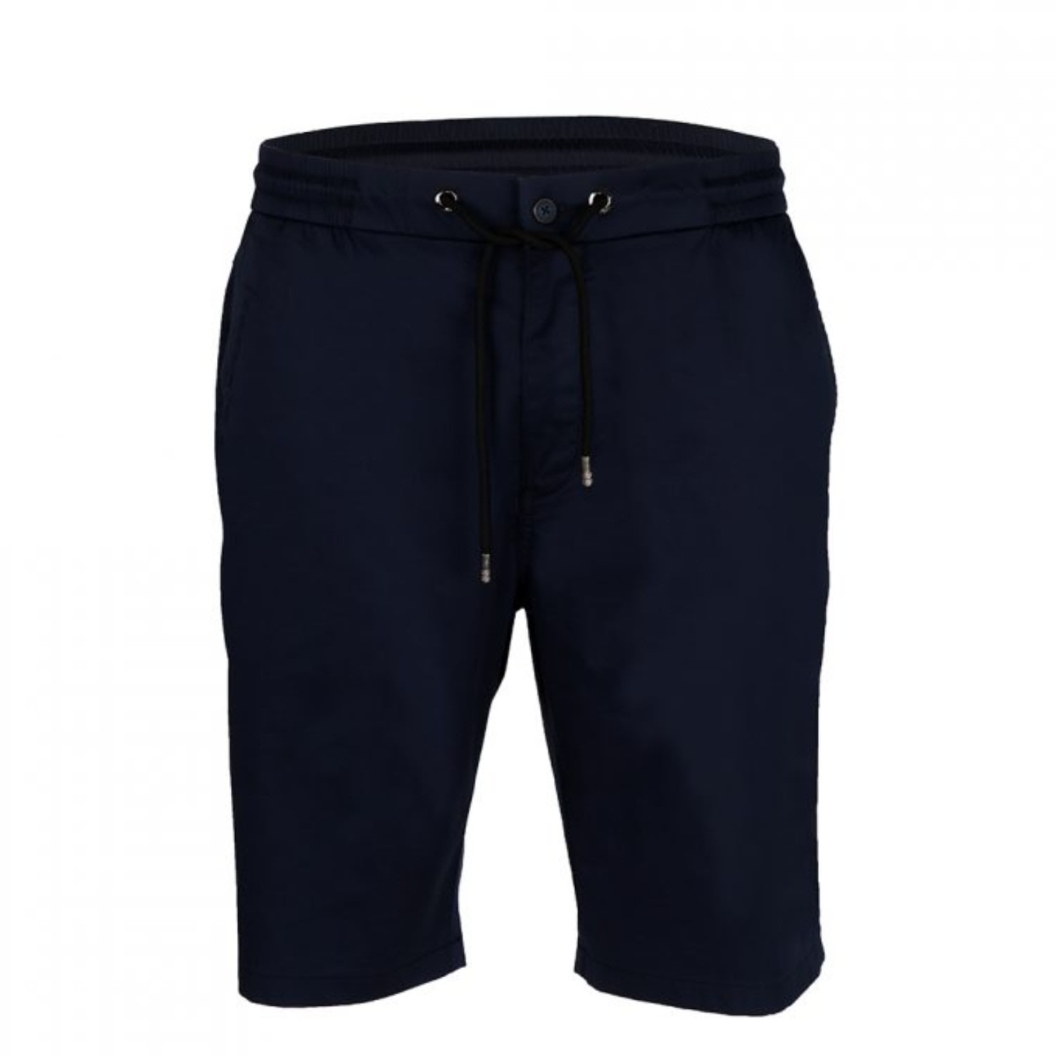 David Wej Men's Blue Plain Drawstring Shorts – Navy In Blue