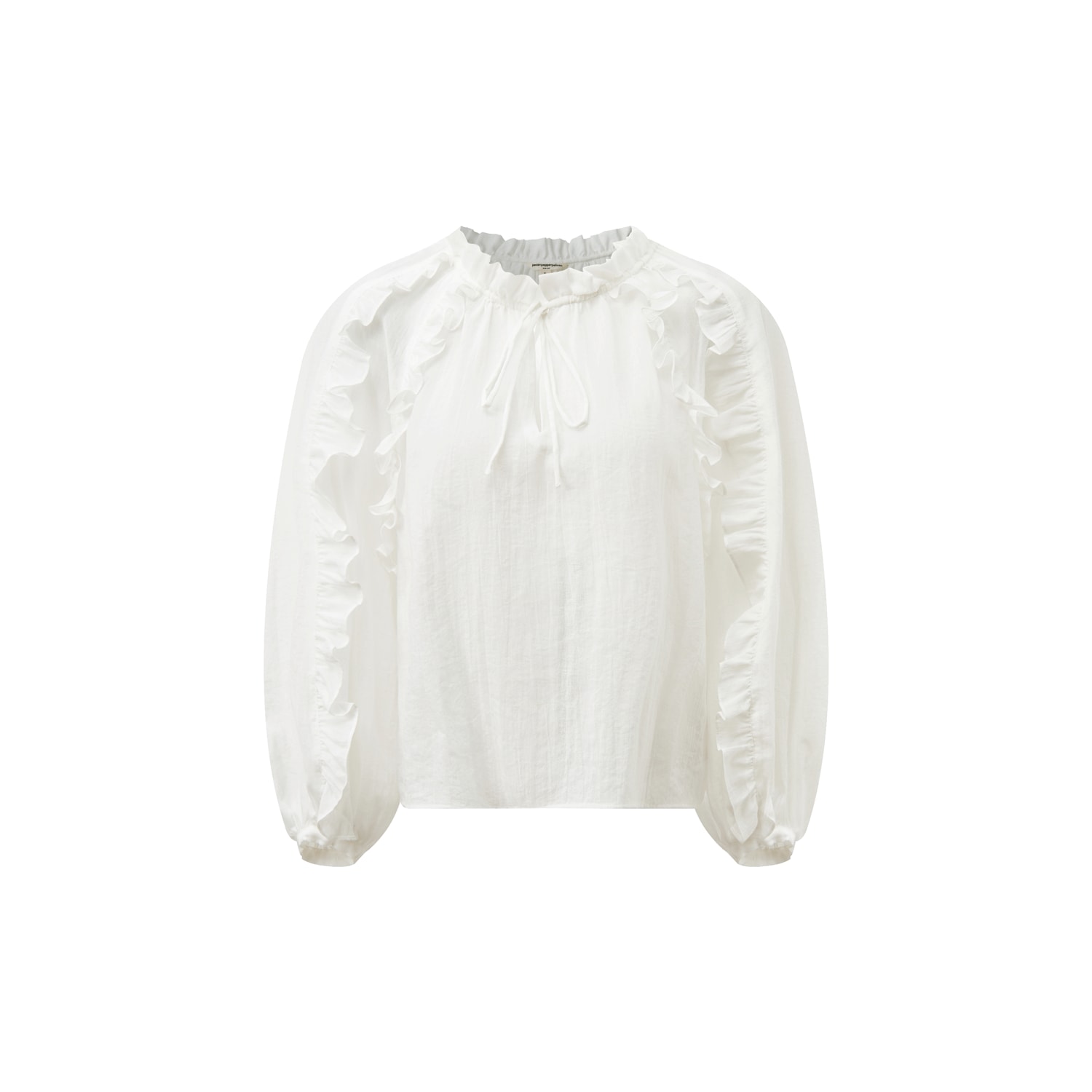 Pecanpepperpelican Women's White Yukiguni Top In White