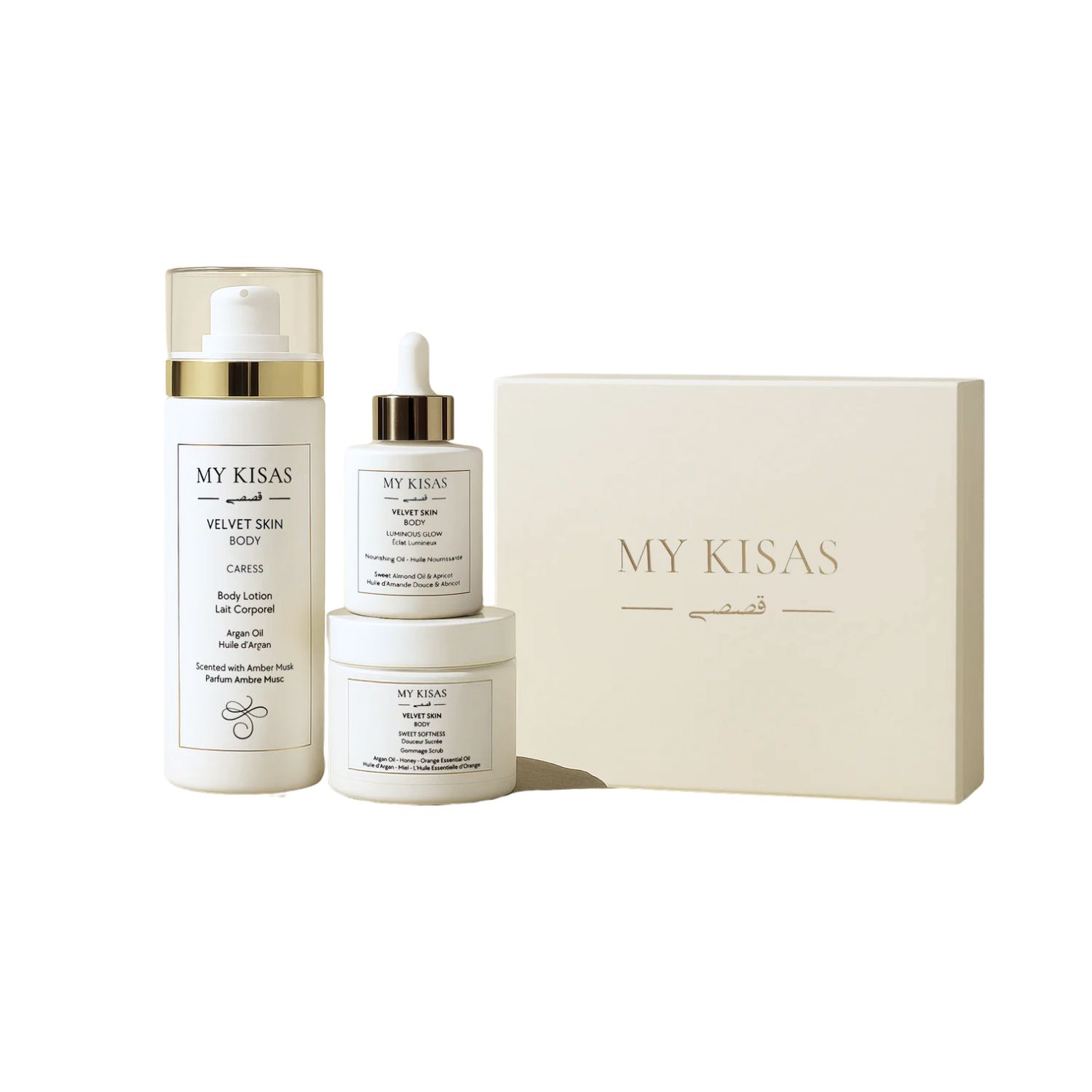 My Kisas Neutrals Golden Velvet  Body Care In Yellow