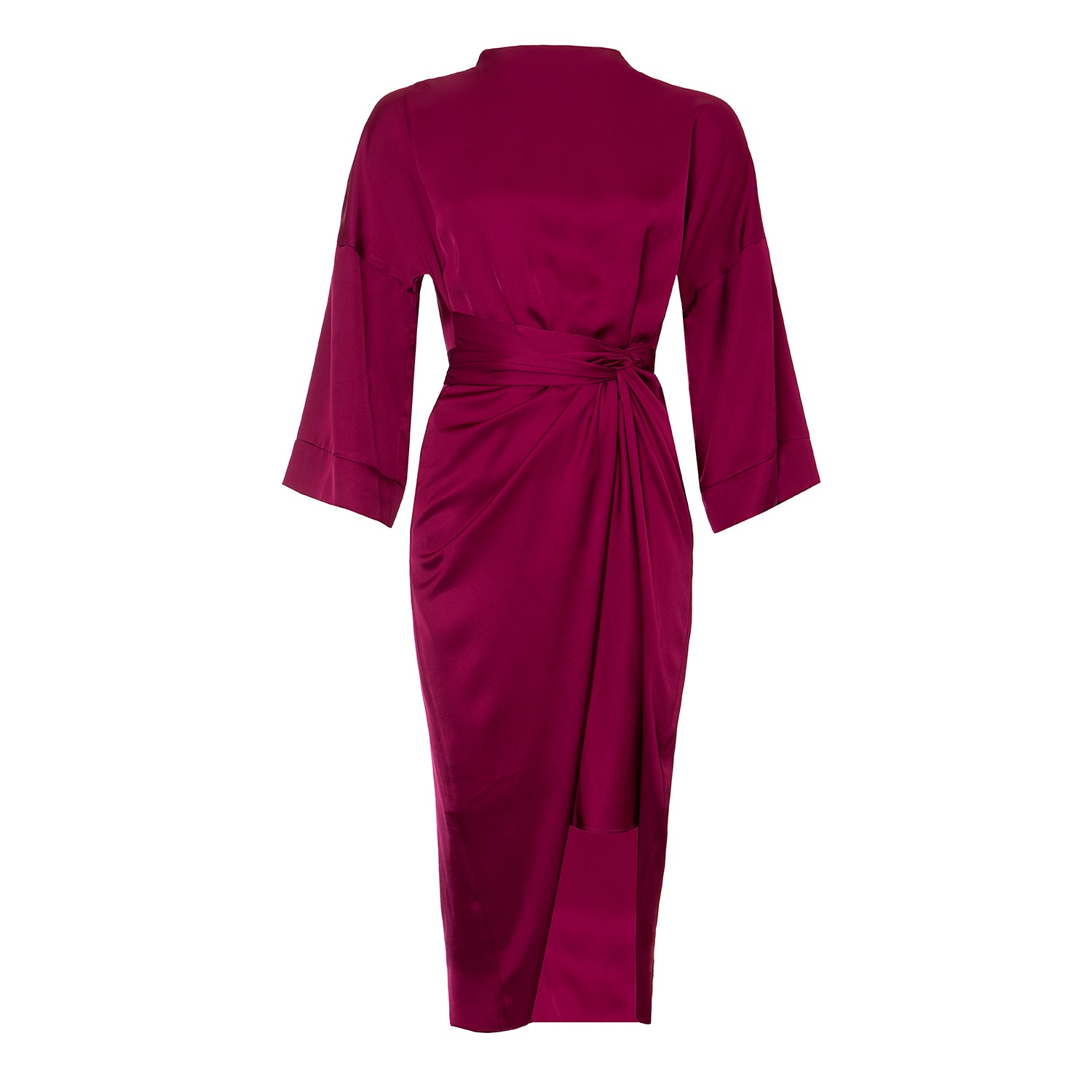 Reina Dress In Magenta | Roses Are Red | Wolf & Badger