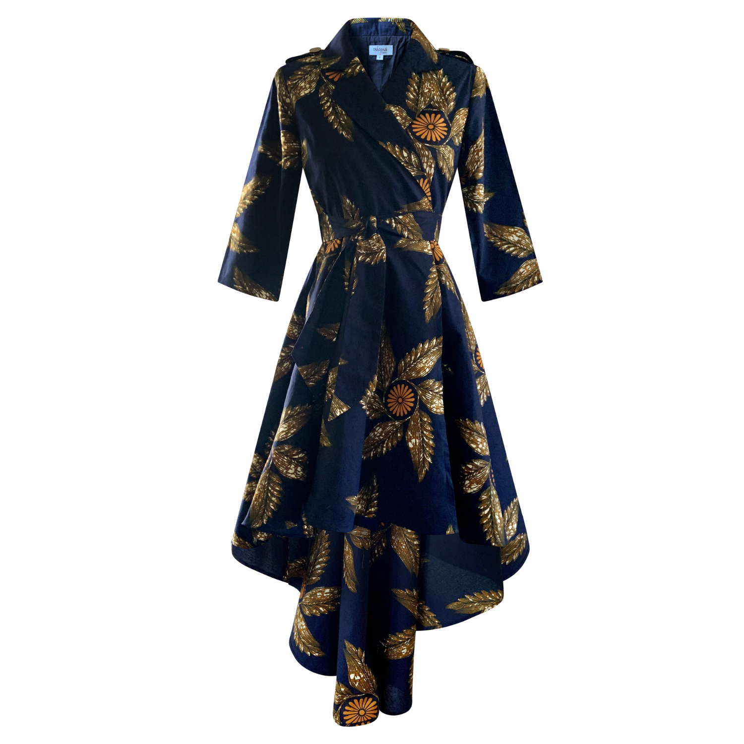 High-Low Rose Wrap Dress Jacket | RAHYMA | Wolf & Badger