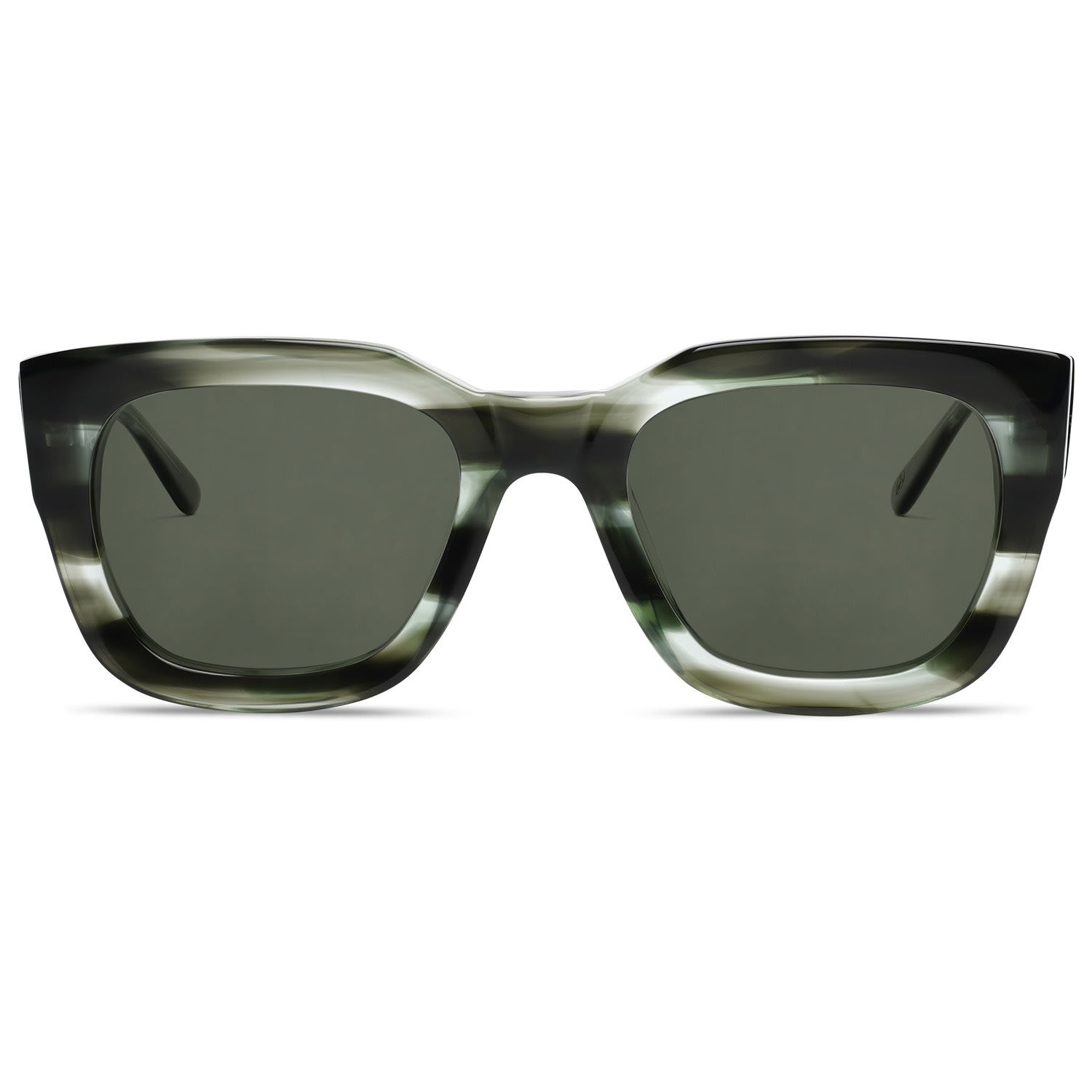 Men’s Dee Sunglasses Green Marble Cubo Eyewear London