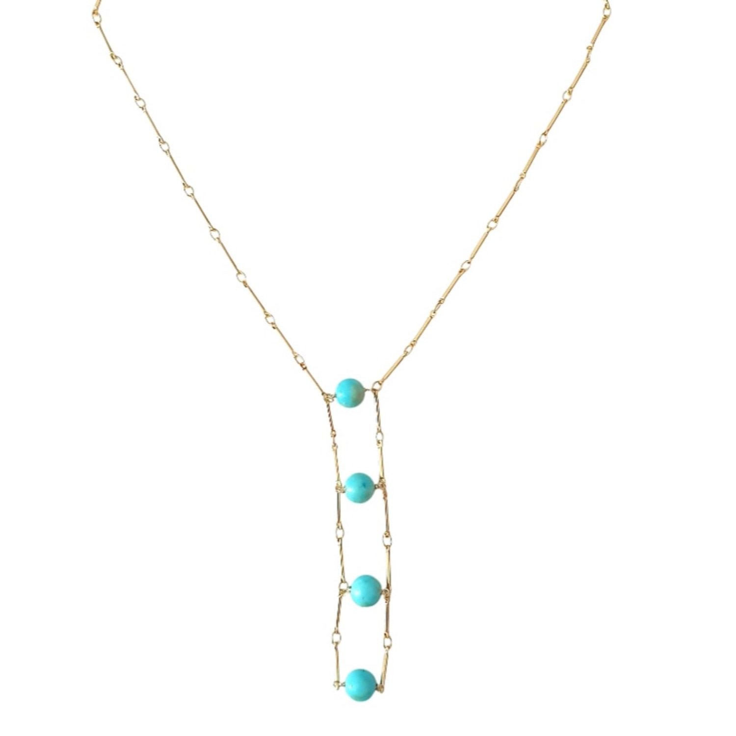 Way To Chic Women's Blue Fine Jade Necklace
