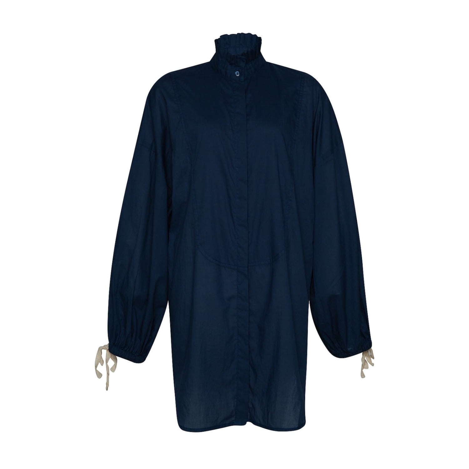 State Of Georgia Women's The Tuxedo Shirt Navy Blue In Blue