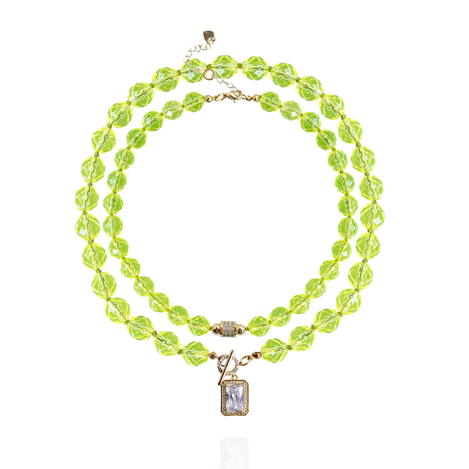 Women’s Yellow / Orange Leni Necklace Set In Lime Saule Label