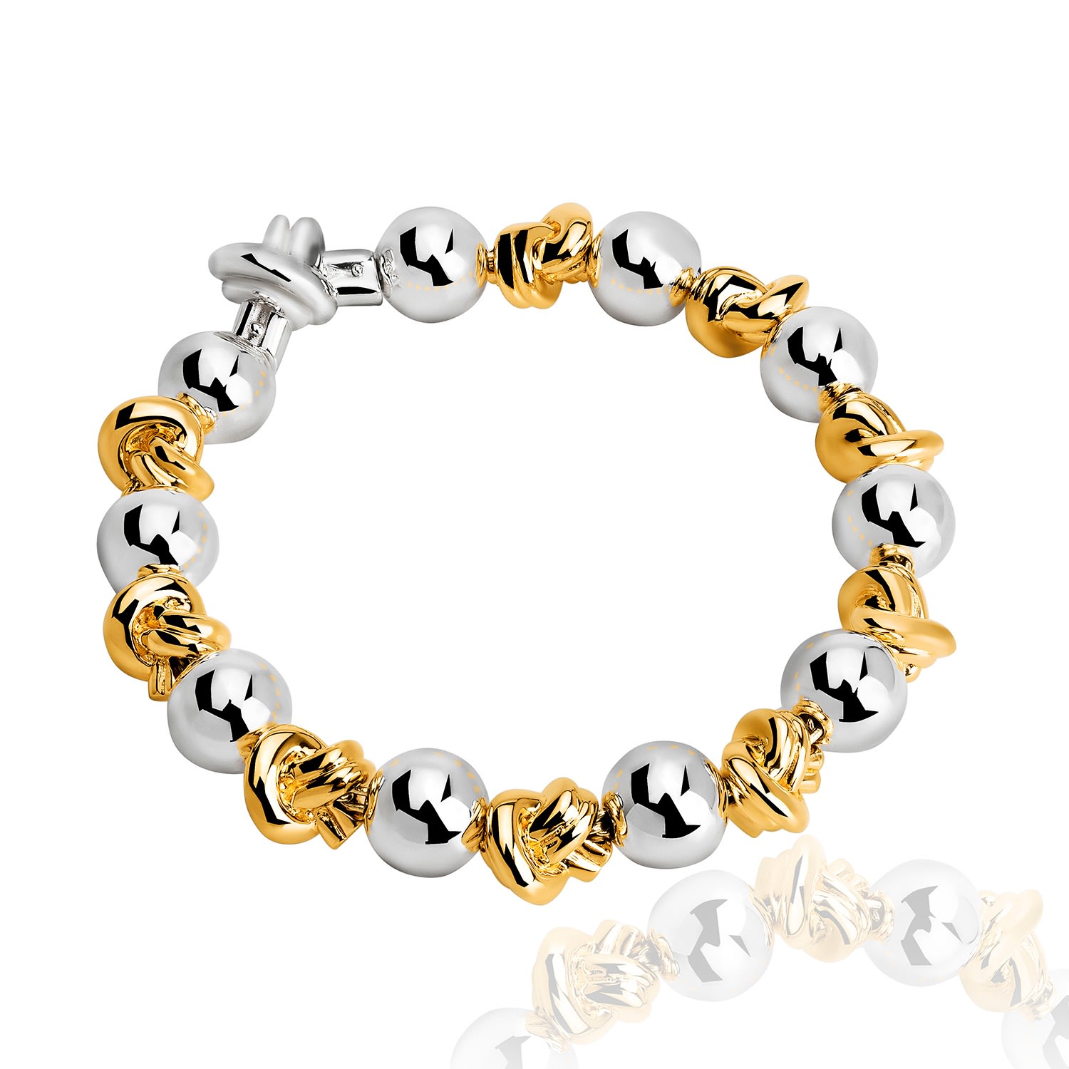 Tane México 1942 Women's Silver / Gold Genesis Vermeil Bracelet In Metallic