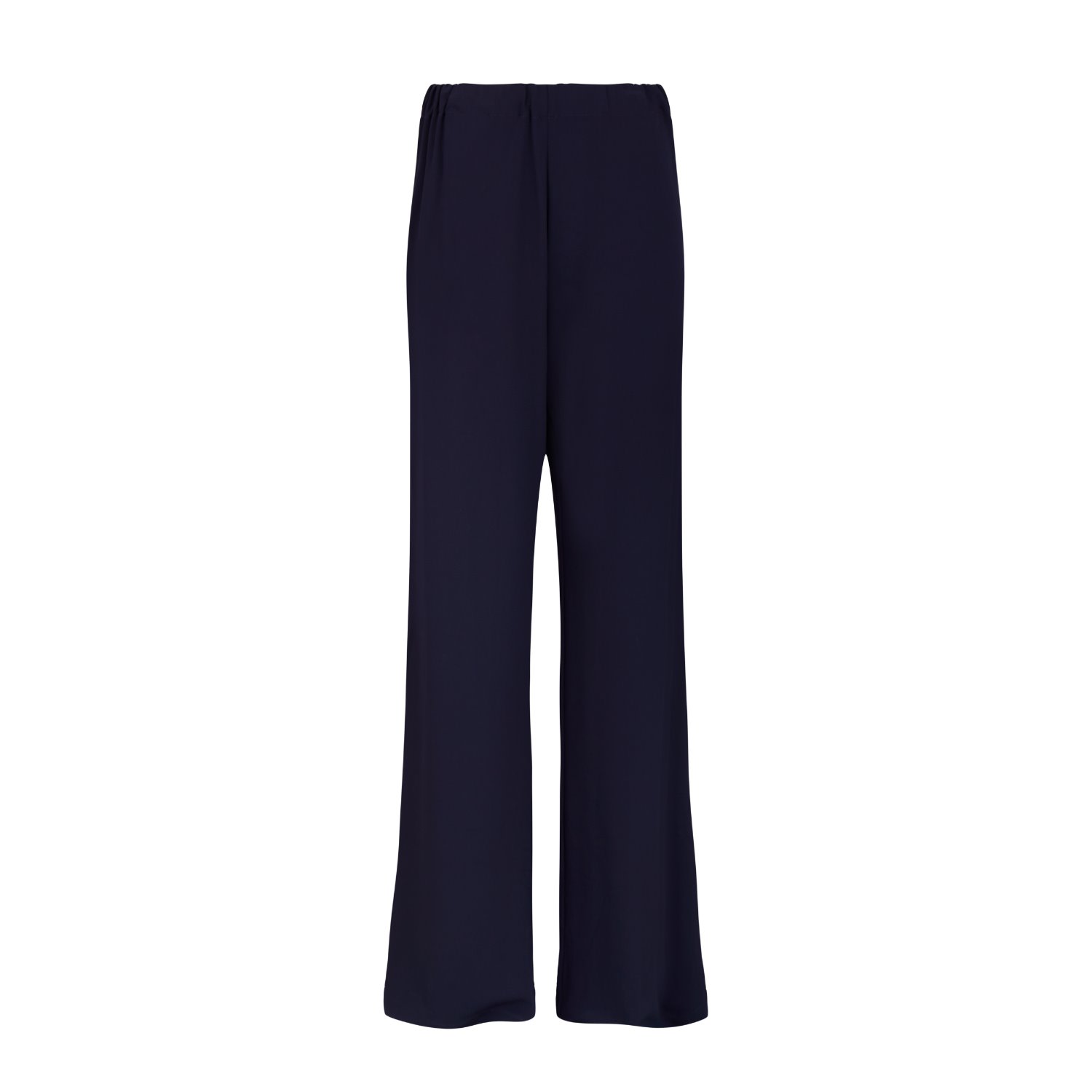 Women’s Lexi Navy Wide Leg Trousers Large Roisin Linnane