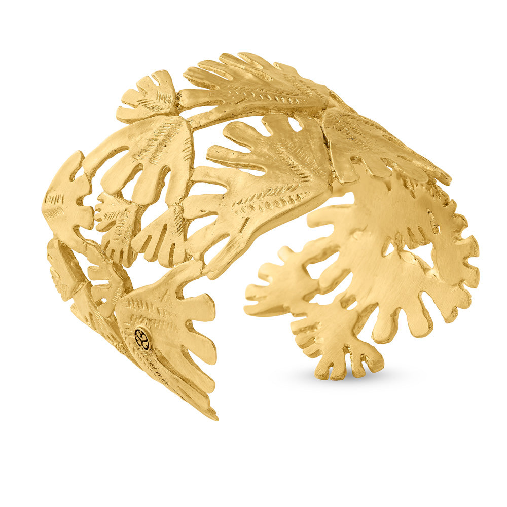 Women’s Gold Sienna Large Cuff Sophie Simone Designs