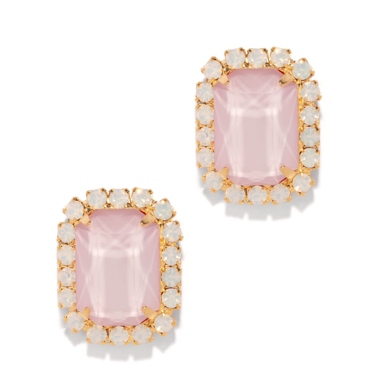 The Pink Reef Women's Pink / Purple  Gem Stud In Ballet Pink