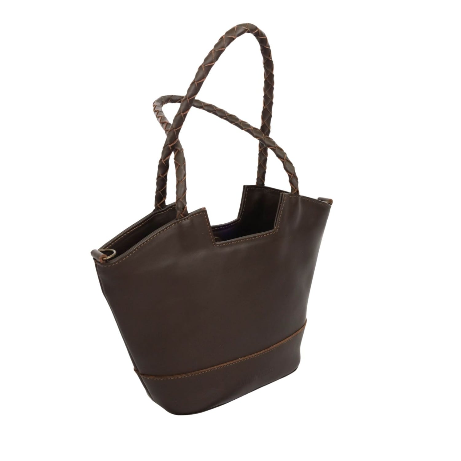 Lauren Reed Co Women's The Mini Carmen Leather Crossbody - Espresso Brown