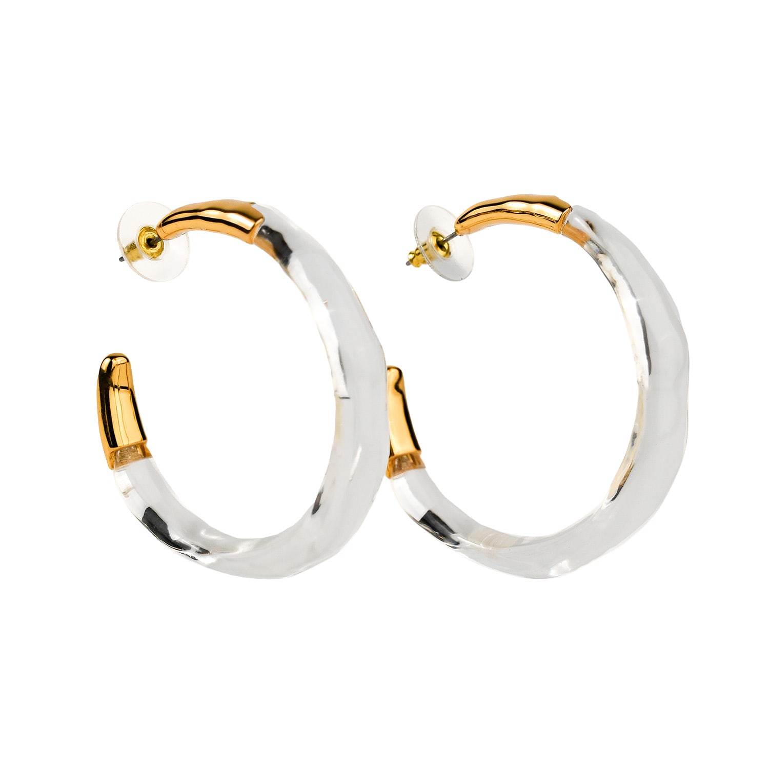 Zynnia Collective Women's Mega Bare Hoops Gold In Gold