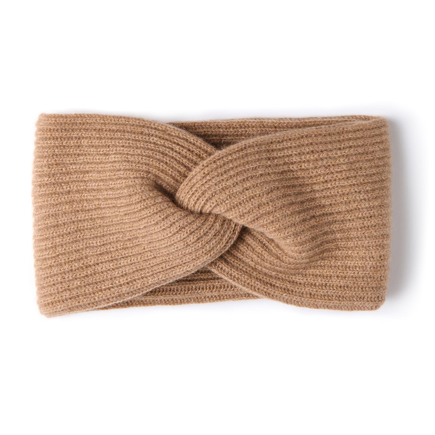 Ecova Women's Brown Taupe Classic Cashmere Headband In Brown