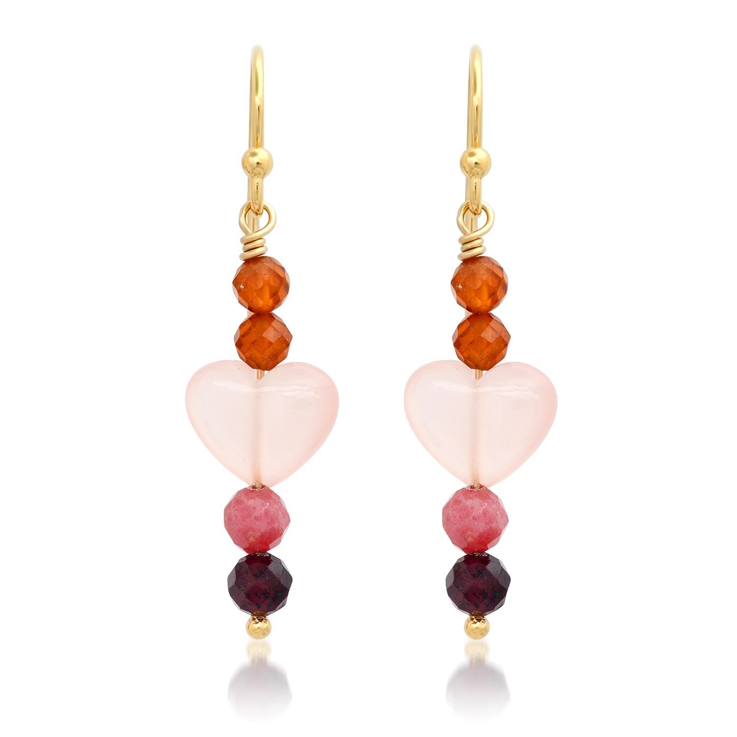 Women’s Pink / Purple Vie En Rose Earrings Soul Journey Jewelry