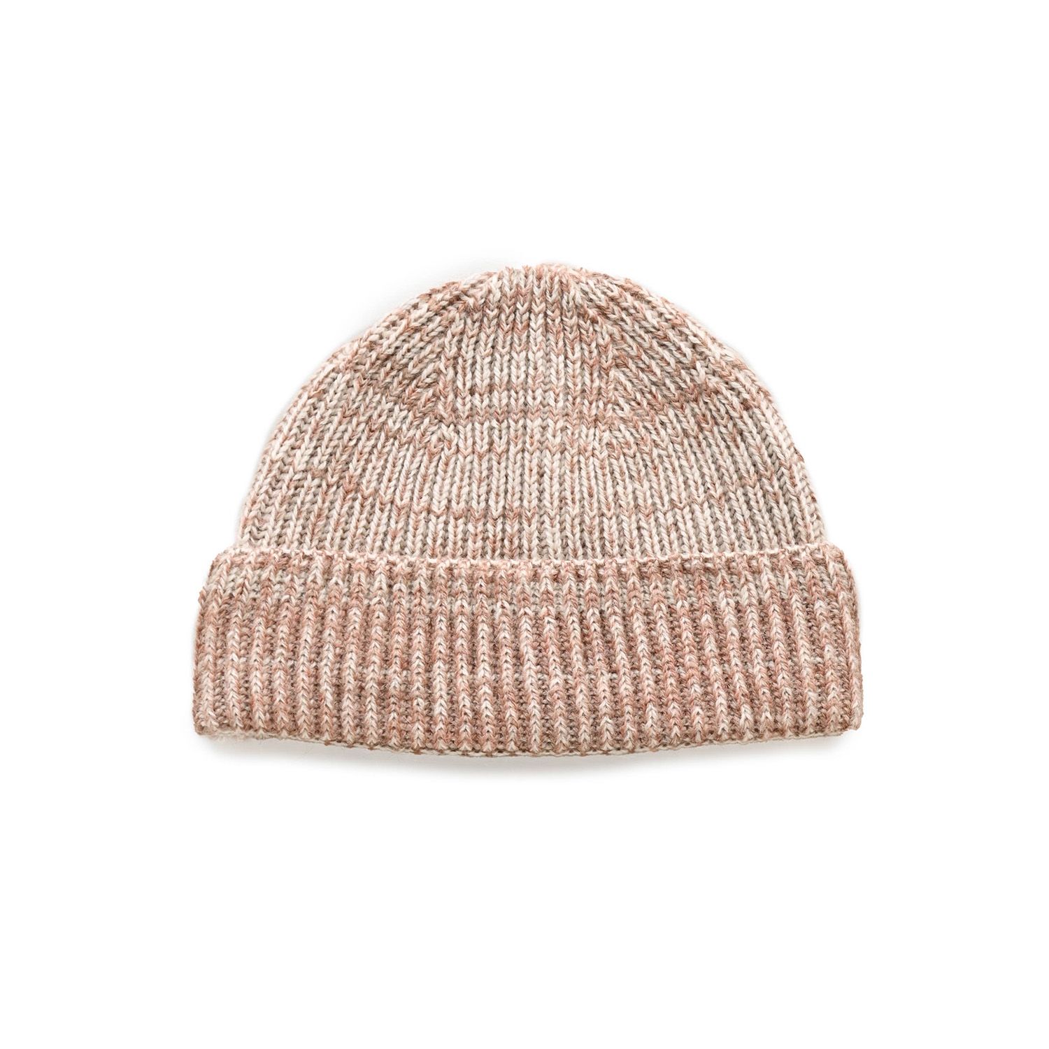 Oubas Women's Pink / Purple British Wool Beanie In Old Rose / Ecru. In Pink/purple
