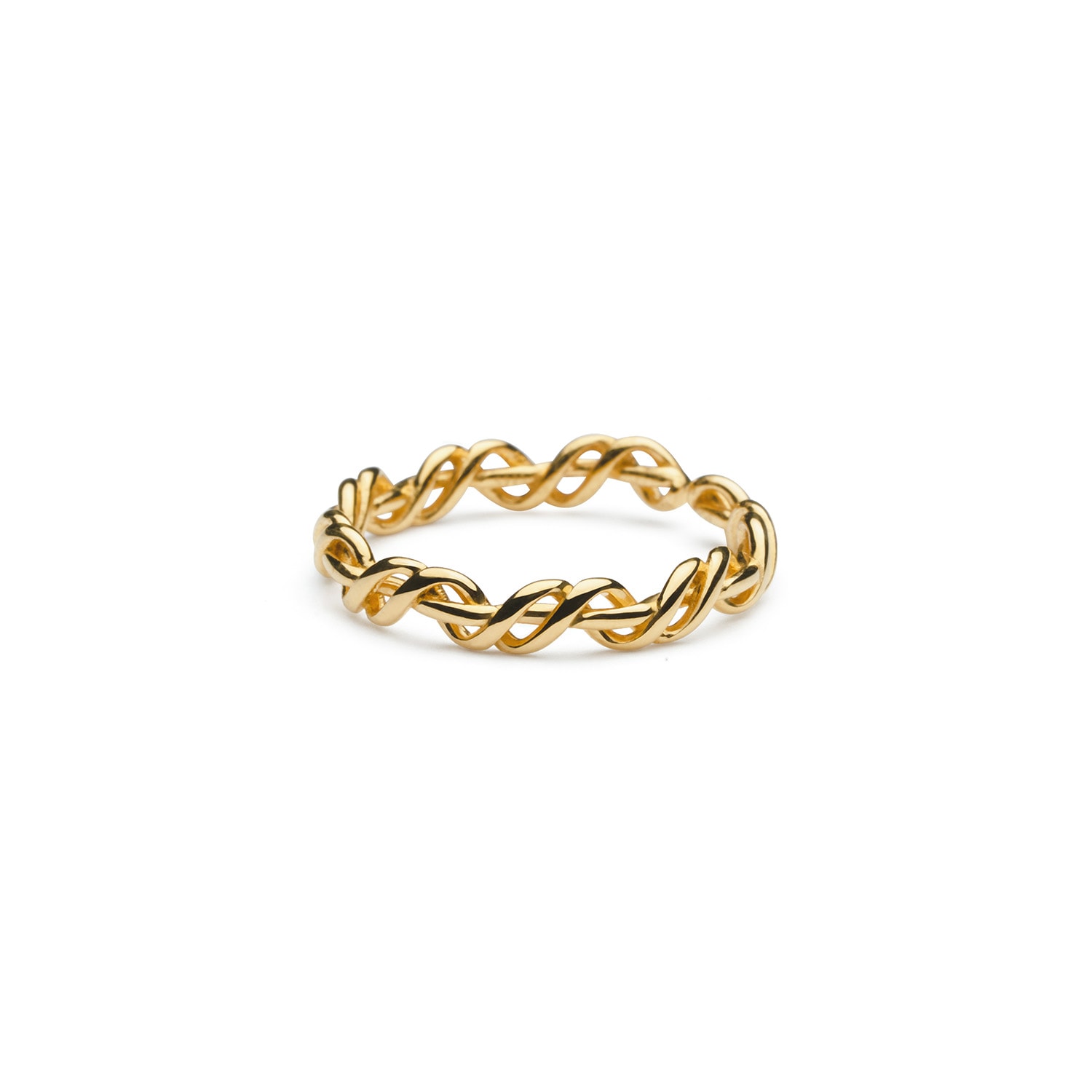 Women's Braided Ring Gold | Shabella Nyc
